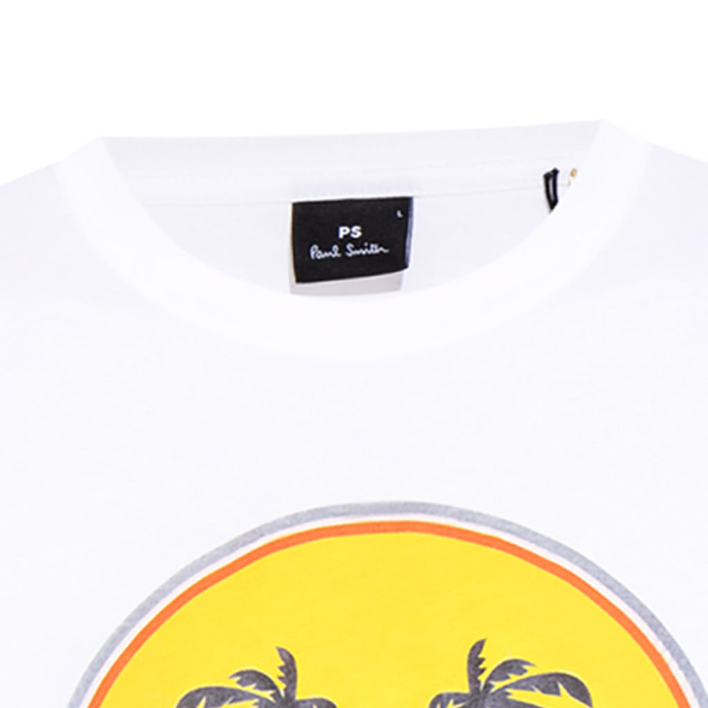 Paul Smith Palm Trees Print T-Shirt - White