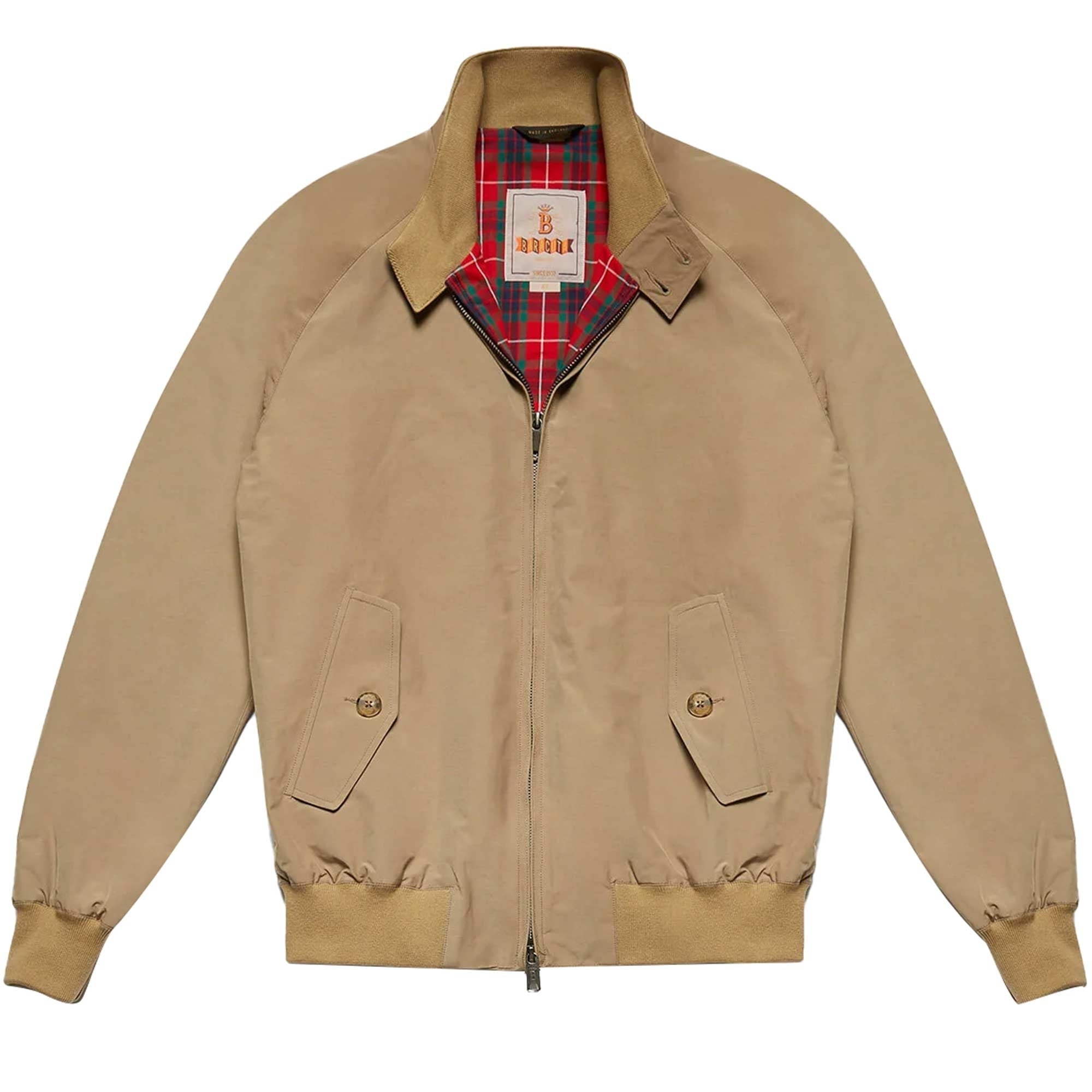 Baracuta G9 Original Harrington Jacket | Tan | BRCPS-710 – Dandy