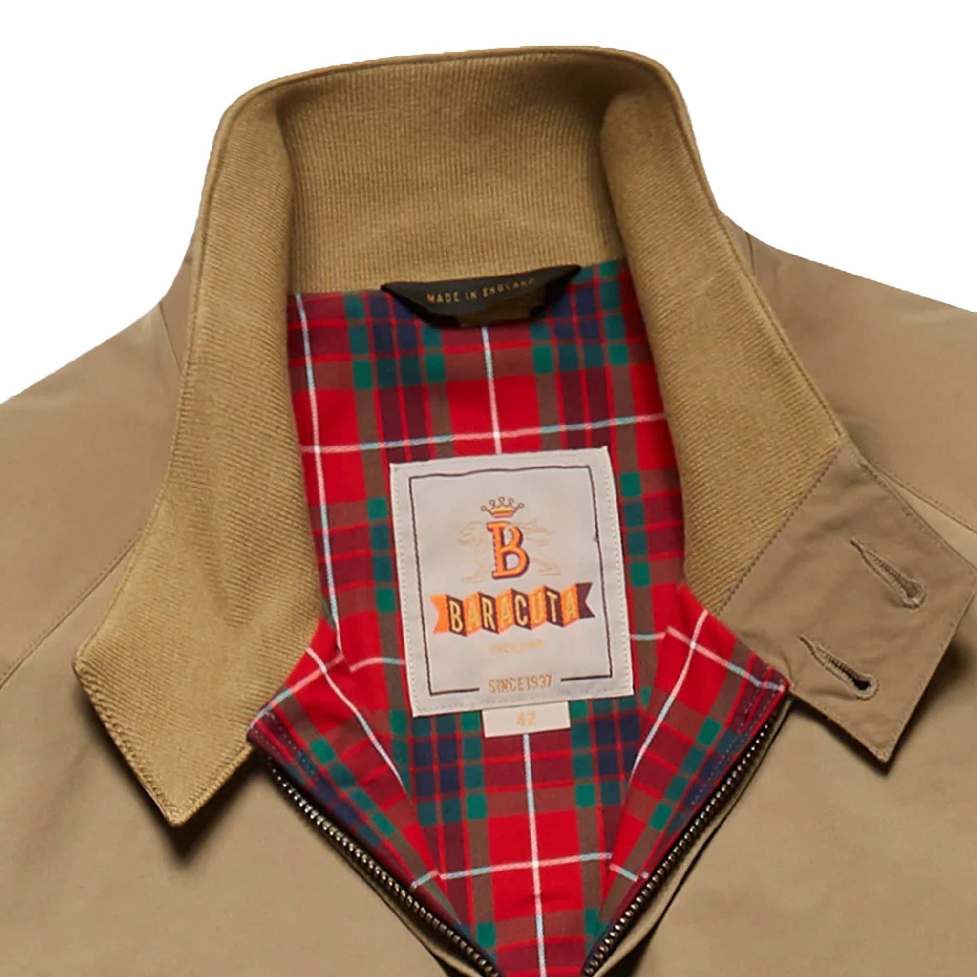 Baracuta G9 Original Harrington Jacket | Tan | BRCPS-710 – Dandy
