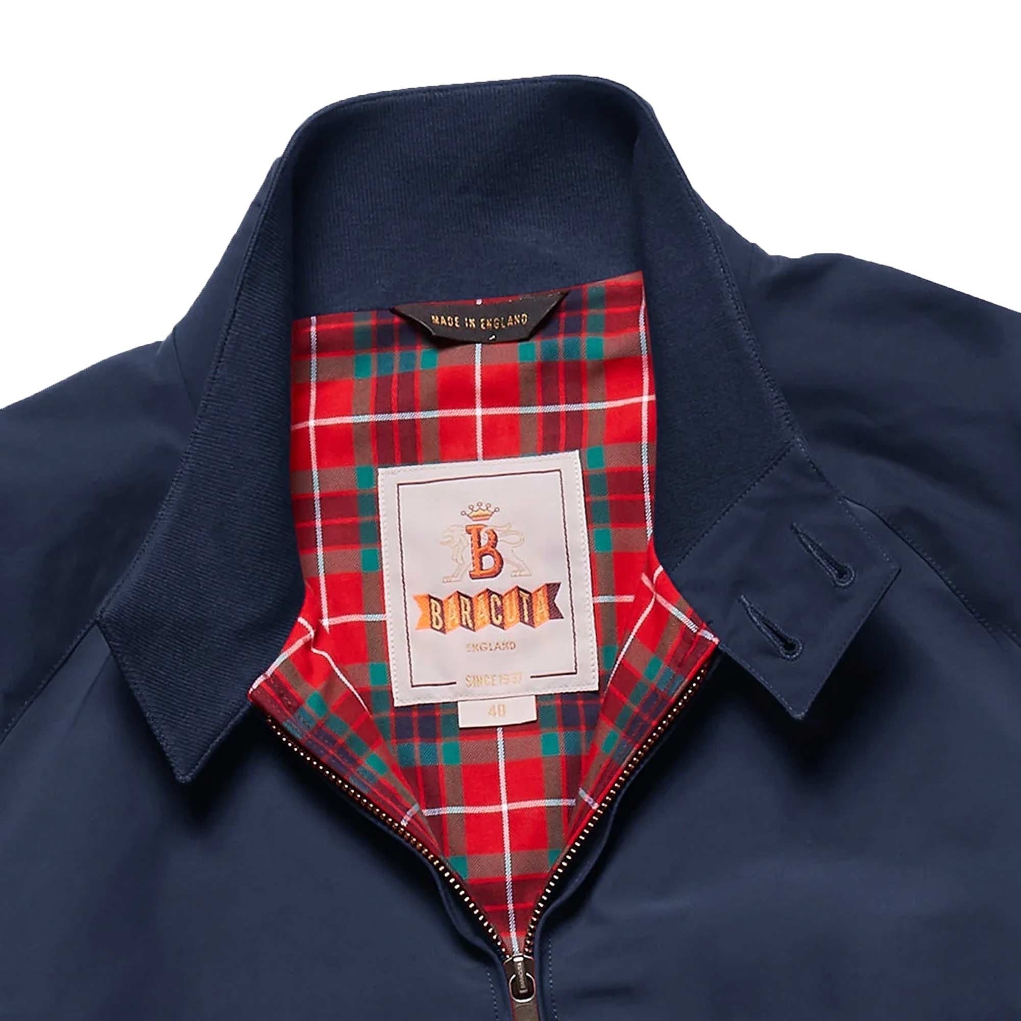 Baracuta G9 Harrington Jacket (Petrol Blue) BRCPS0001 Baracuta G9 Harrington Jacket (Petrol Blue) BRCPS0001