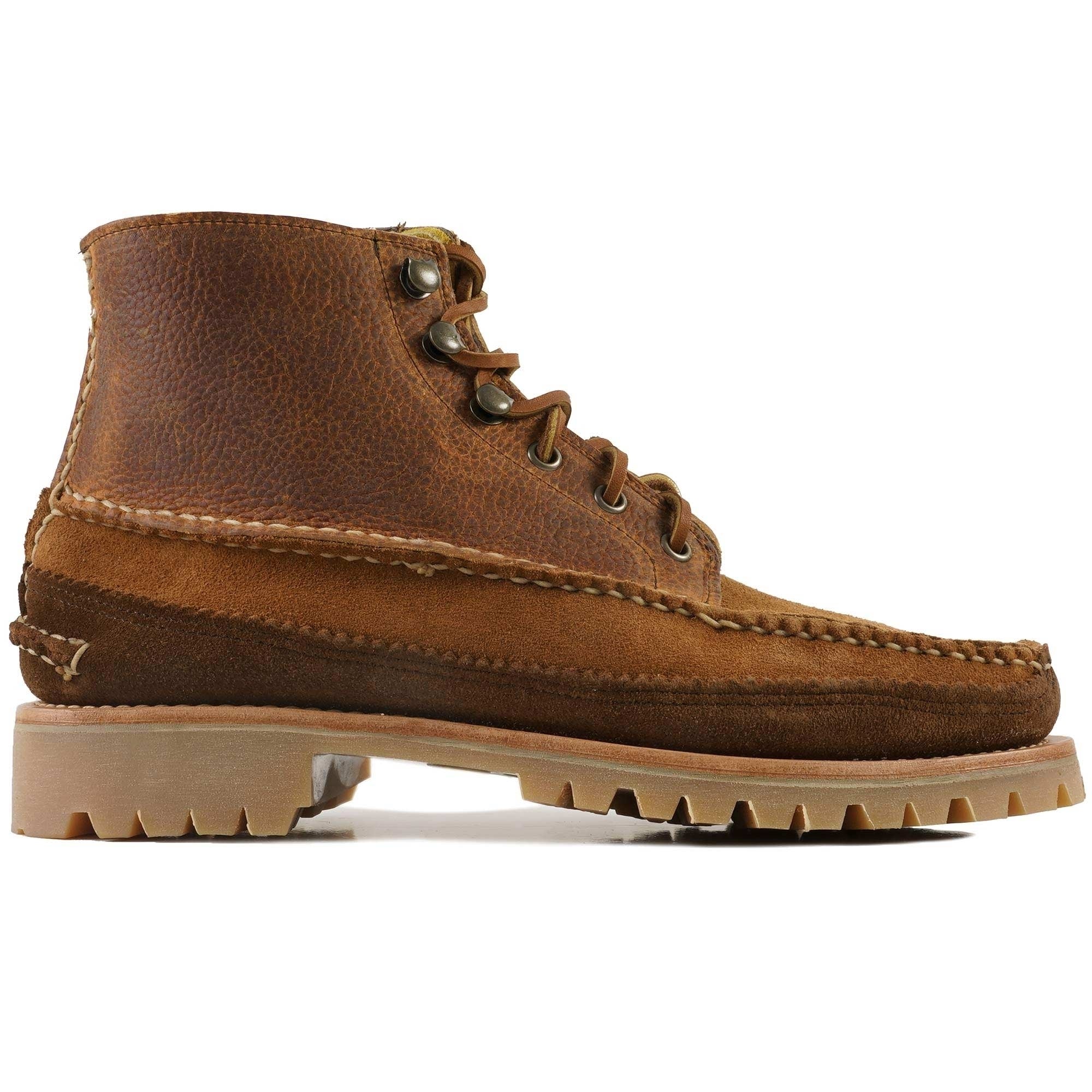 All Handsewn Maine Guide DB Boots - Brown