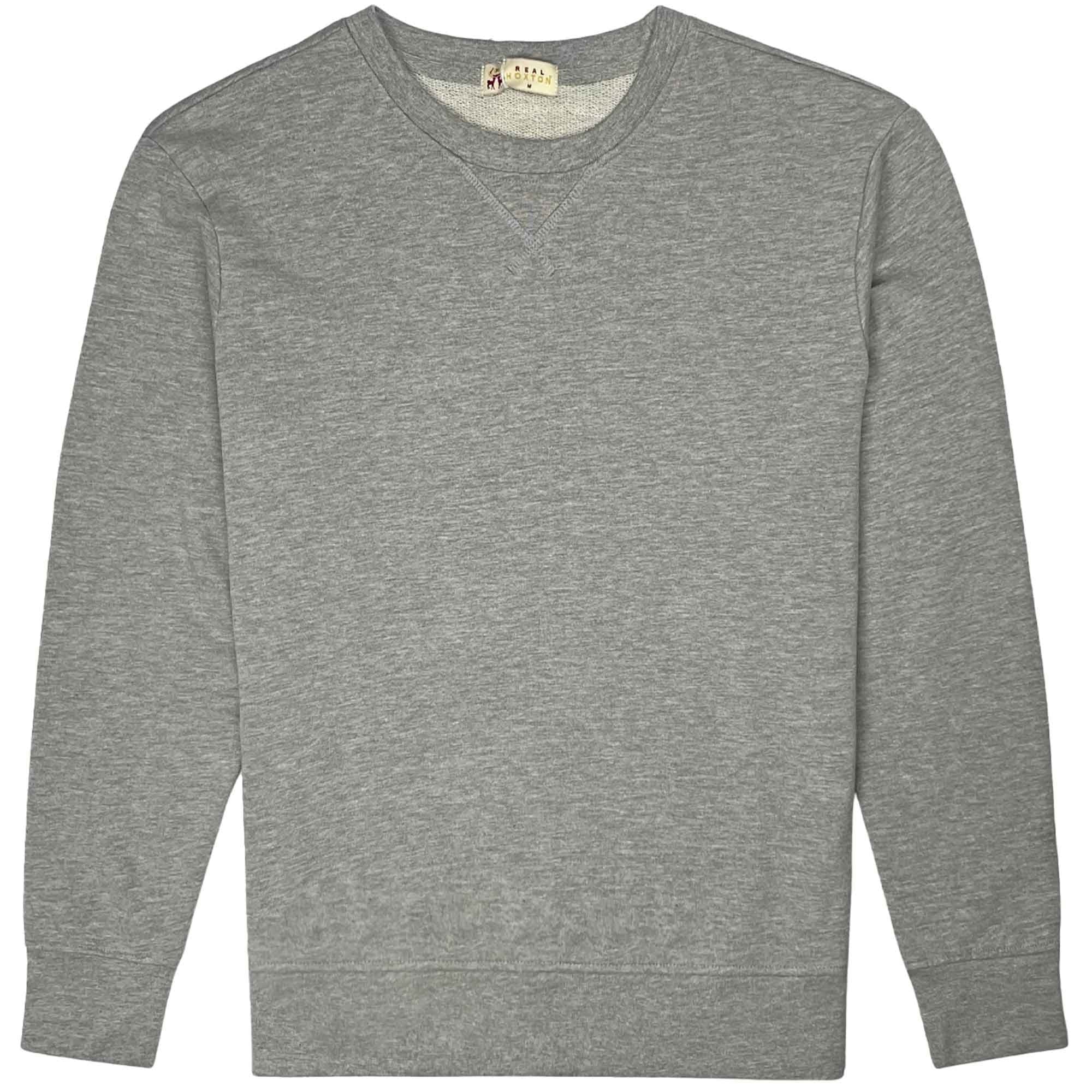 Loopback Cotton Sweatshirt - Heather Grey