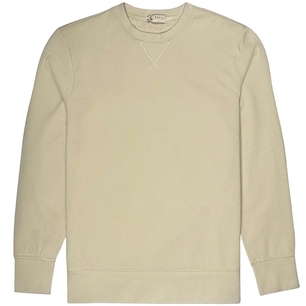 Real Hoxton Loopback Cotton Sweatshirt - Ivory