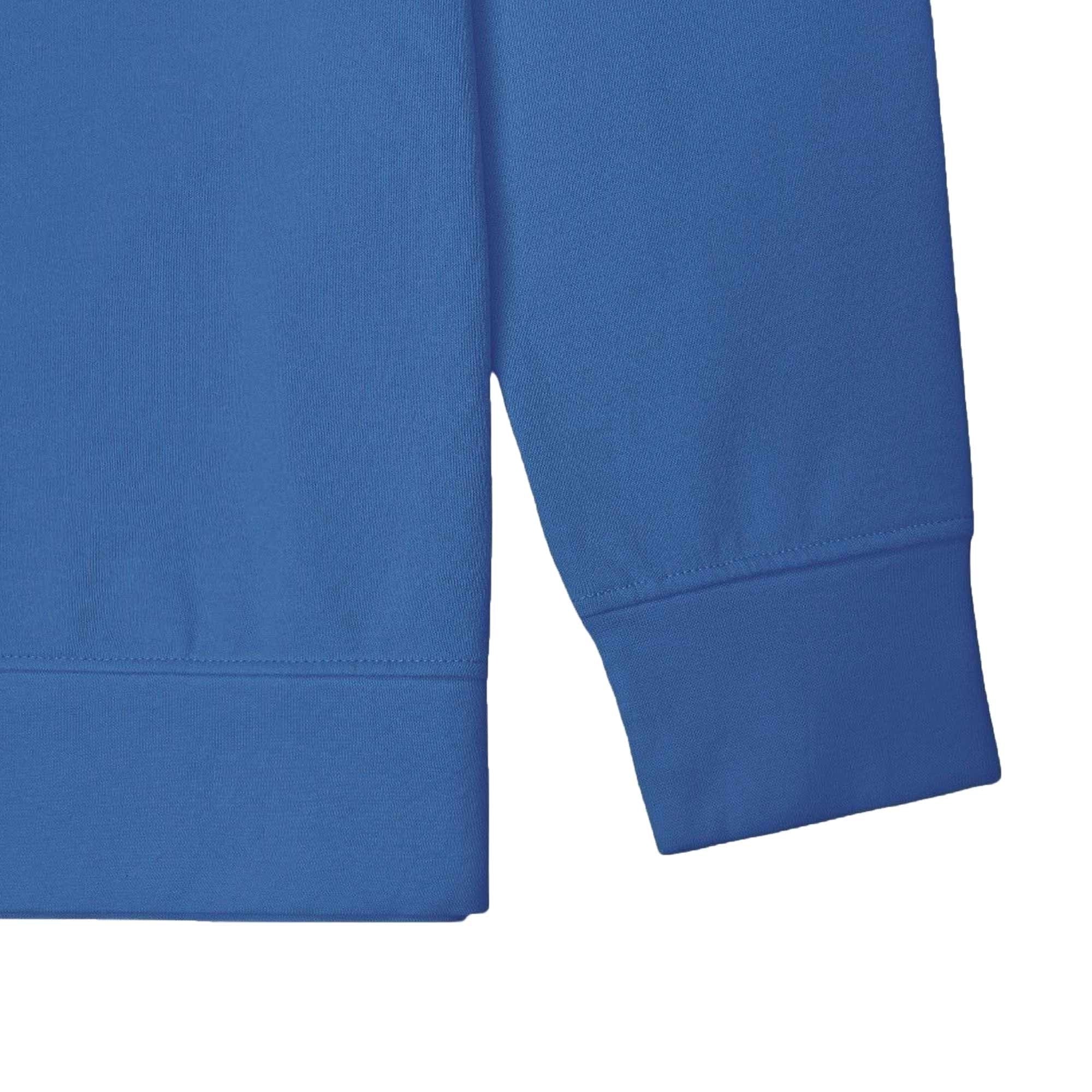 Real Hoxton Loopback Cotton Sweatshirt - Blue