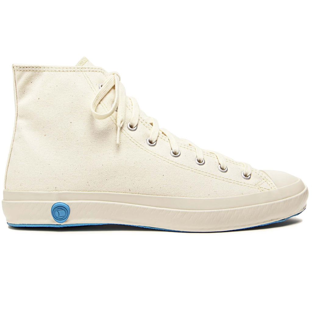 01JP High Canvas Sneakers - White