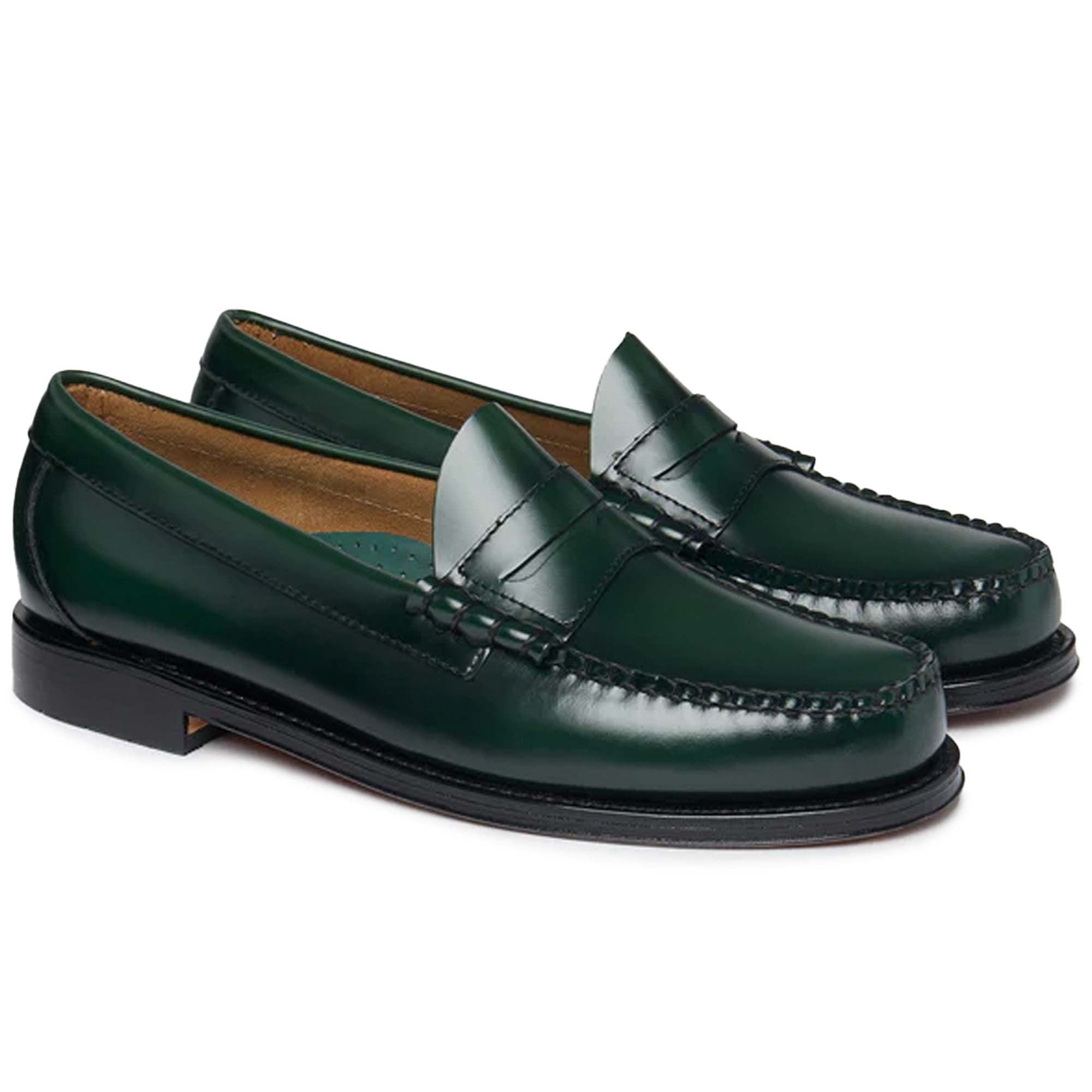 G.H. Bass Weejun Larson Penny Loafers - Dark Green