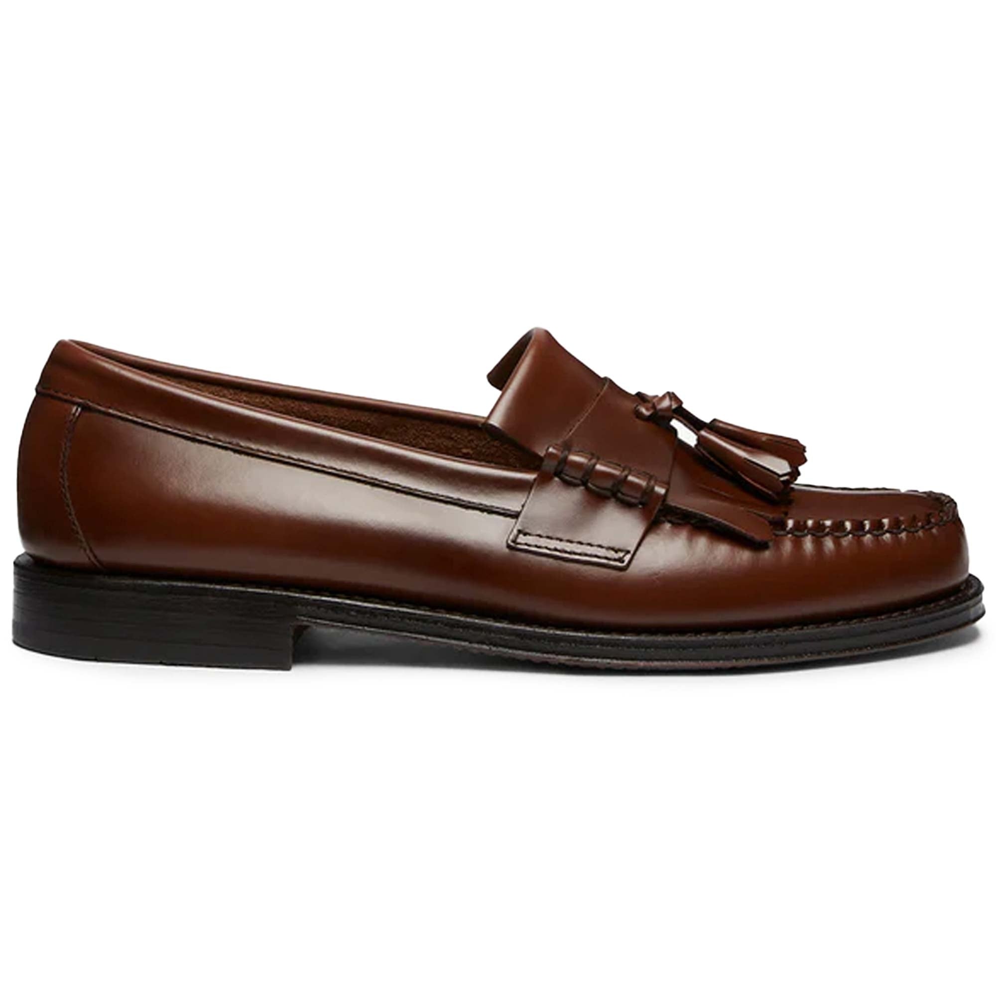 G.H. Bass Weejun Layton II Moc Kiltie Tassel Loafers - Mid Brown