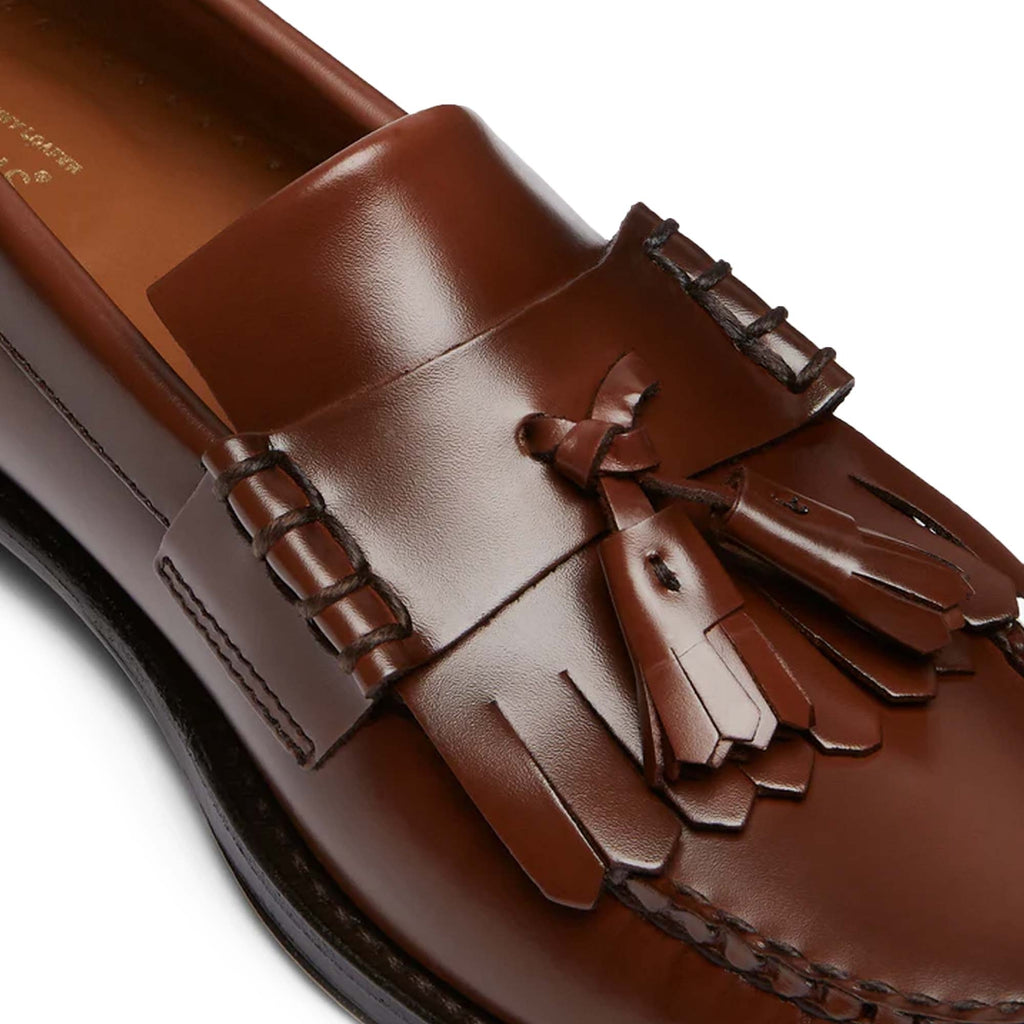 G.H. Bass Weejun Layton II Moc Kiltie Tassel Loafers - Mid Brown