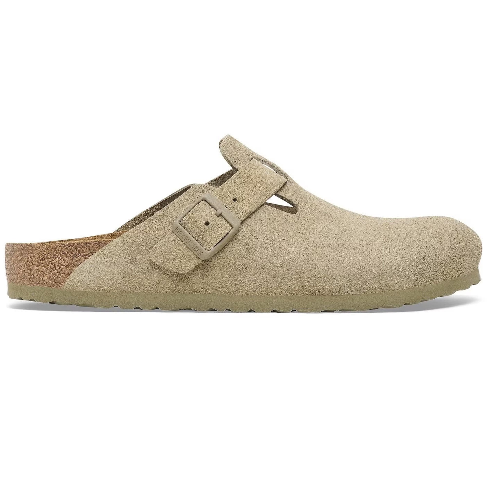 Boston Suede Leather - Faded Khaki