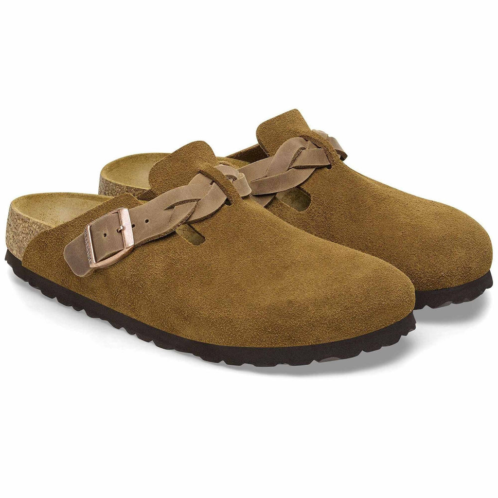 Birkenstock Womens Boston Braided - Mink