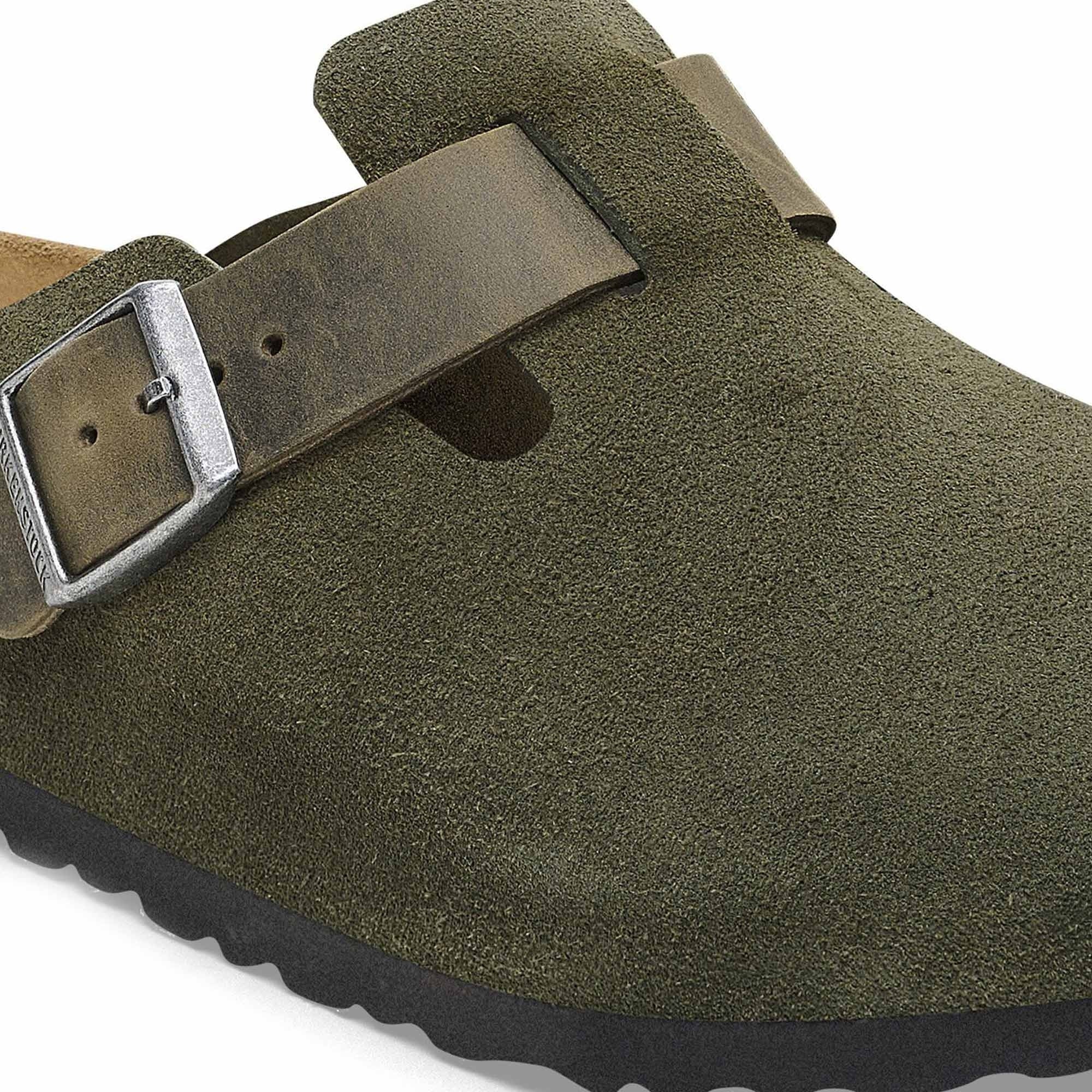 Birkenstock Boston Mixed Leather - Thyme