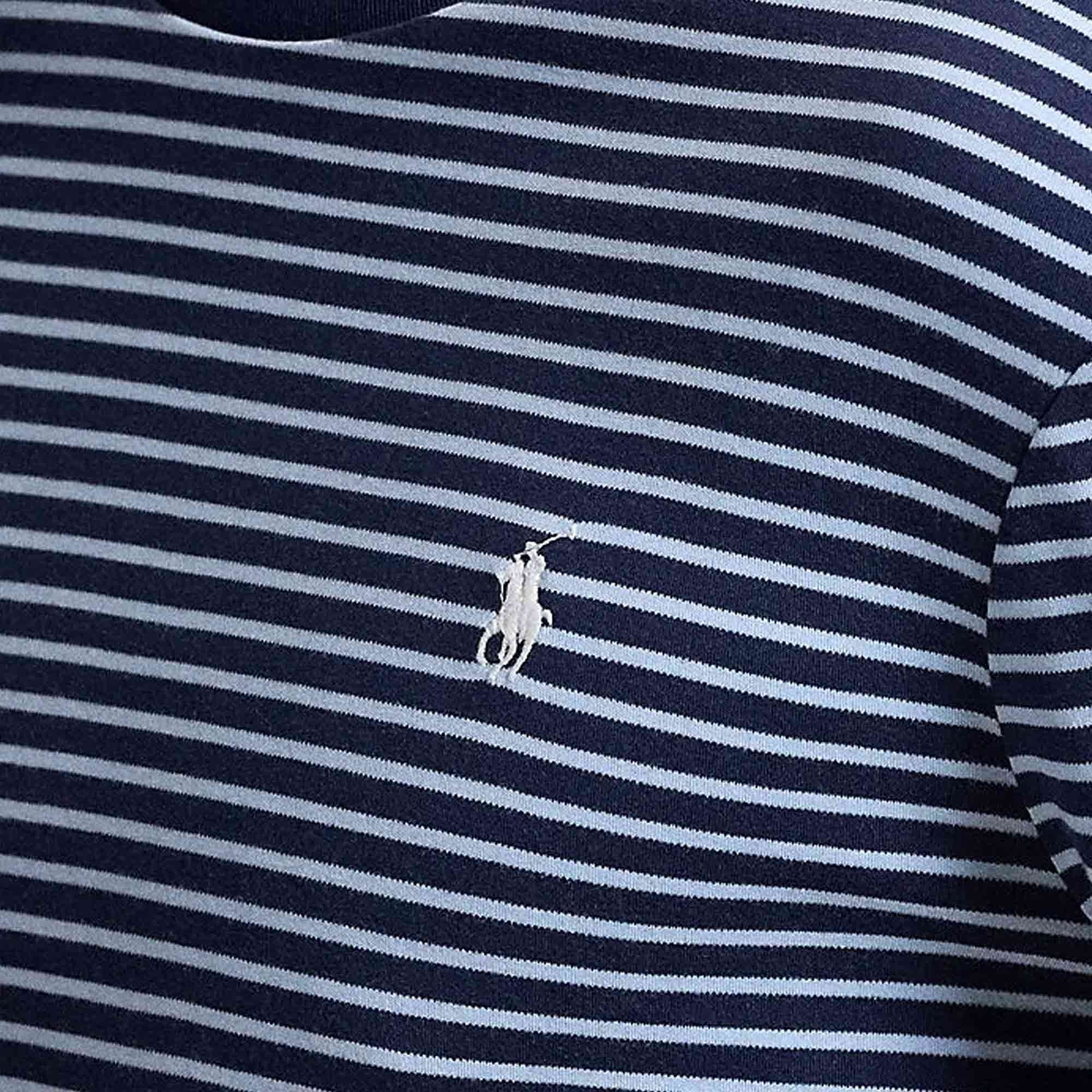 Polo Ralph Lauren Custom Slim Striped Soft Cotton T-Shirt - Navy Stripe