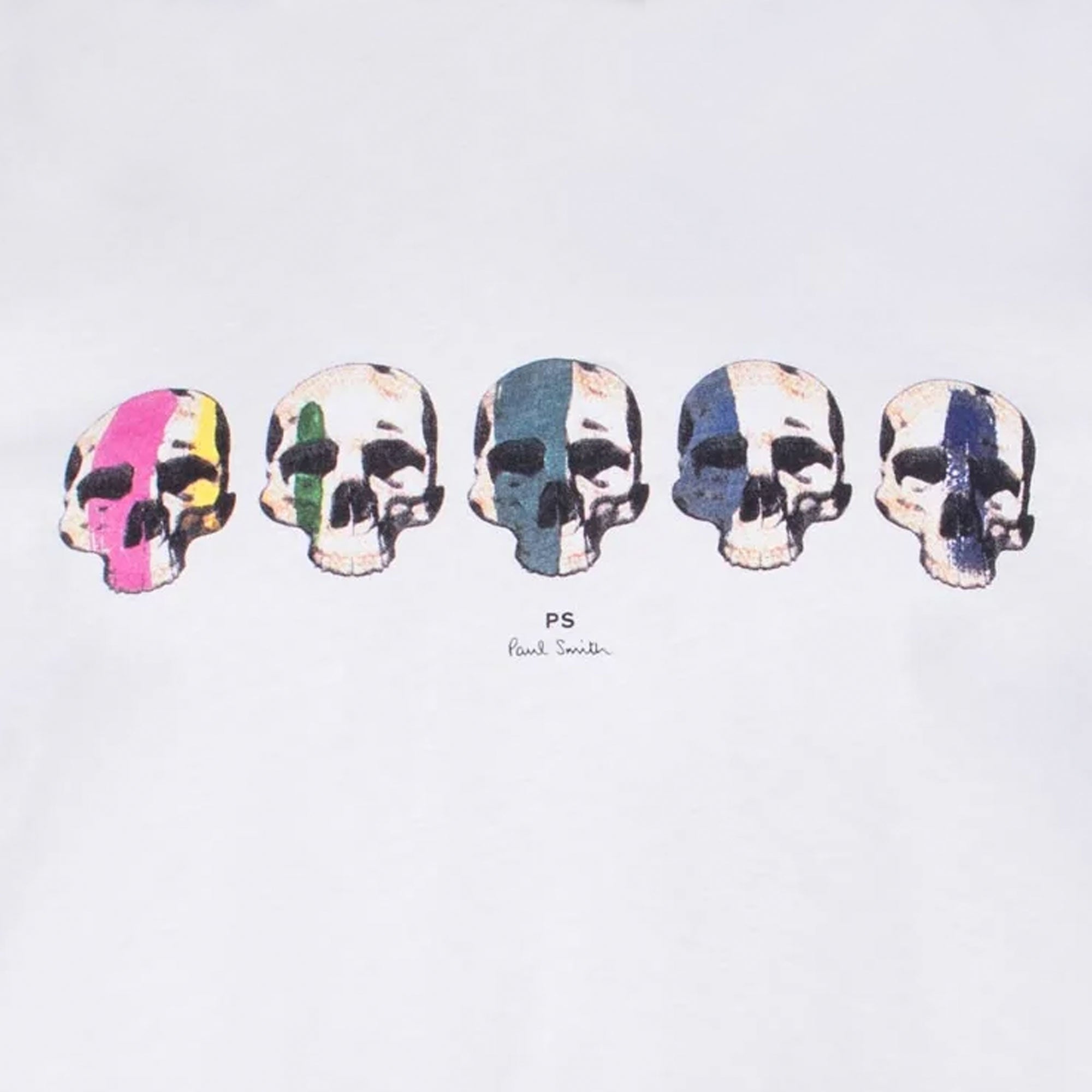 Paul Smith Skulls Print T-Shirt - White