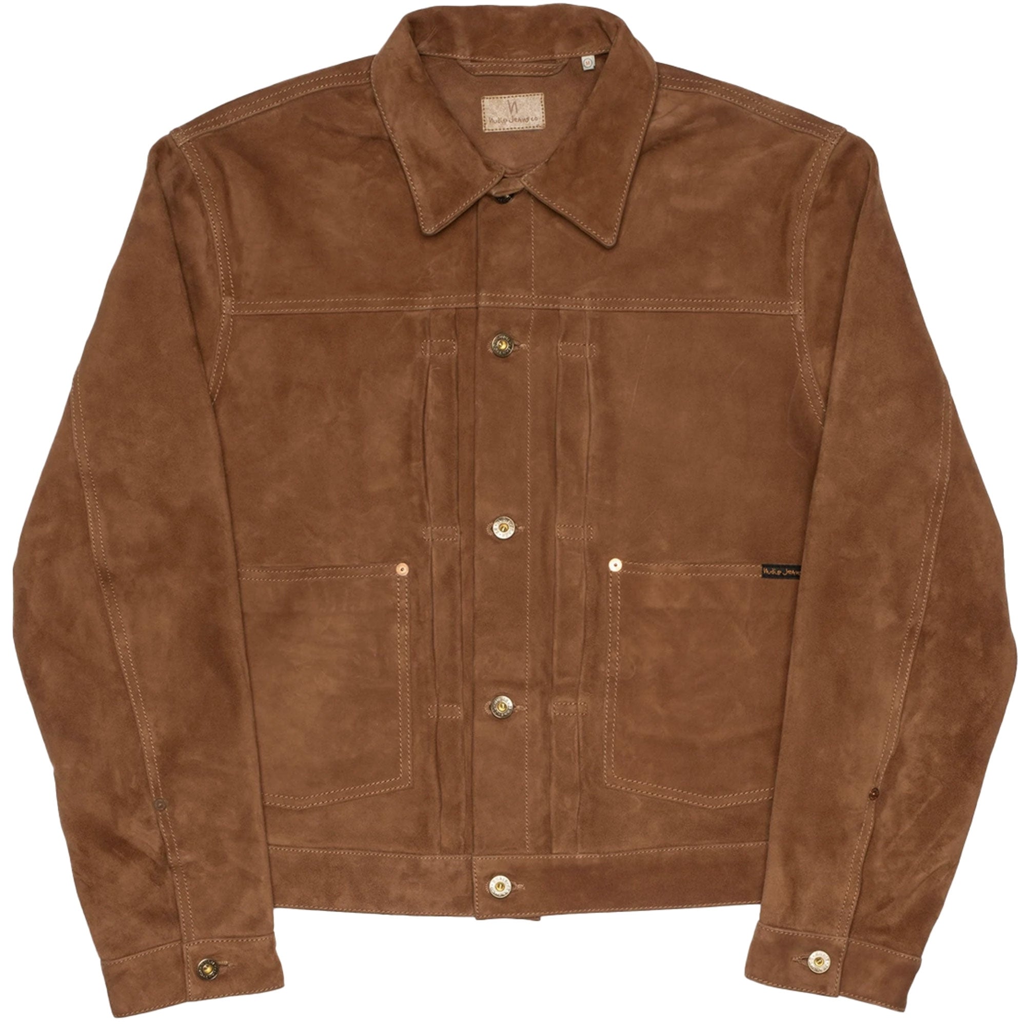 Nudie Jeans Dante II Suede Jacket - Camel