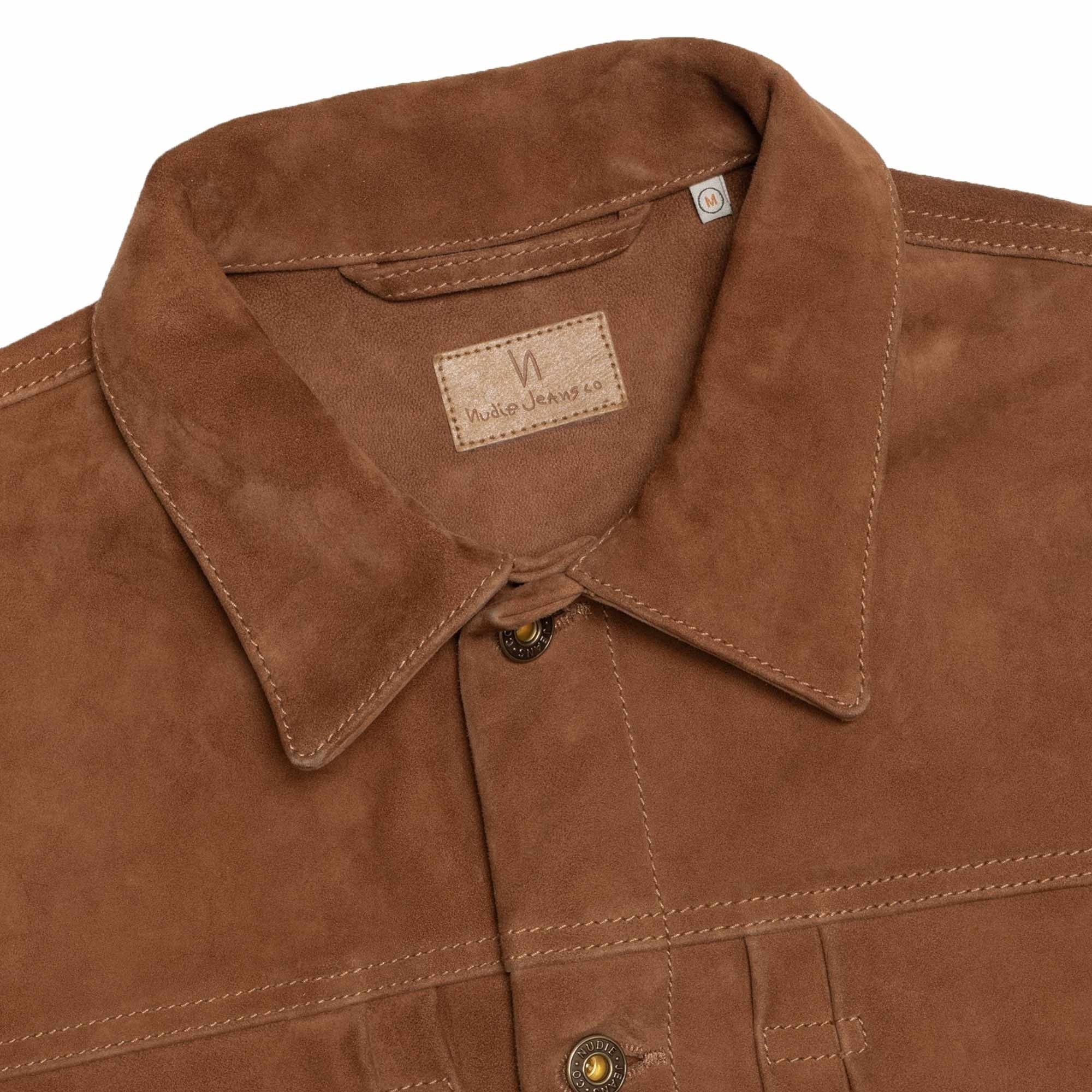 Nudie Jeans Dante II Suede Jacket - Camel