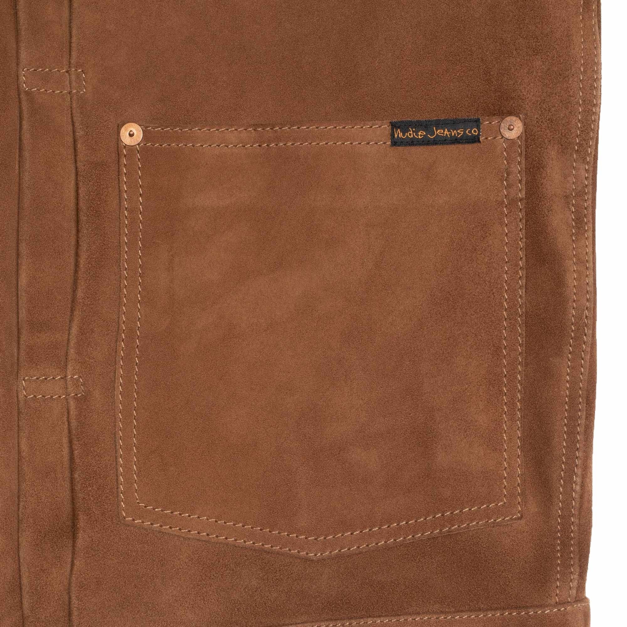 Nudie Jeans Dante II Suede Jacket - Camel