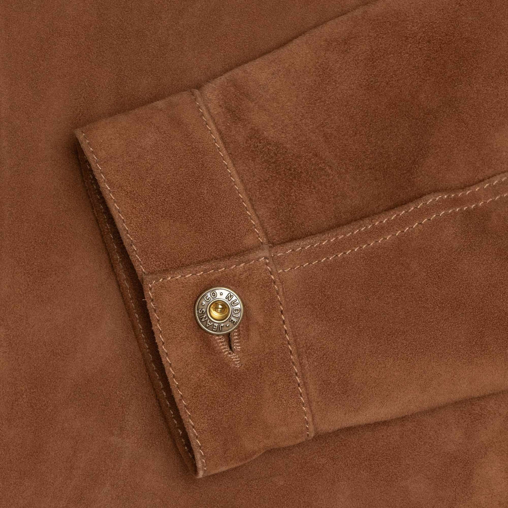 Nudie Jeans Dante II Suede Jacket - Camel