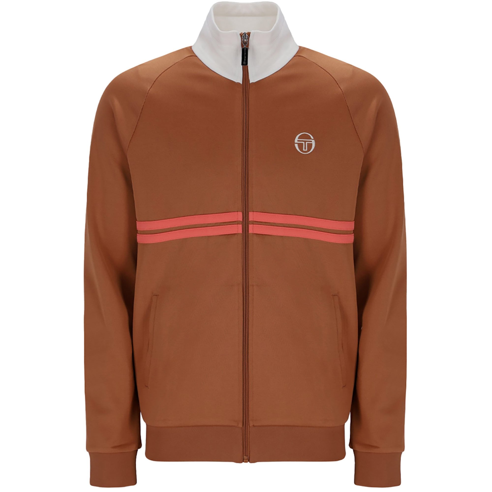 Sergio Tacchini Dallas Track Top - Mocha Bisque
