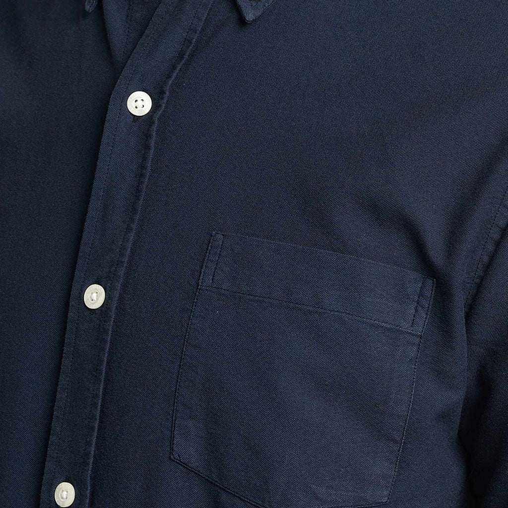 Colorful Standard Organic Button Down Shirt - Navy Blue