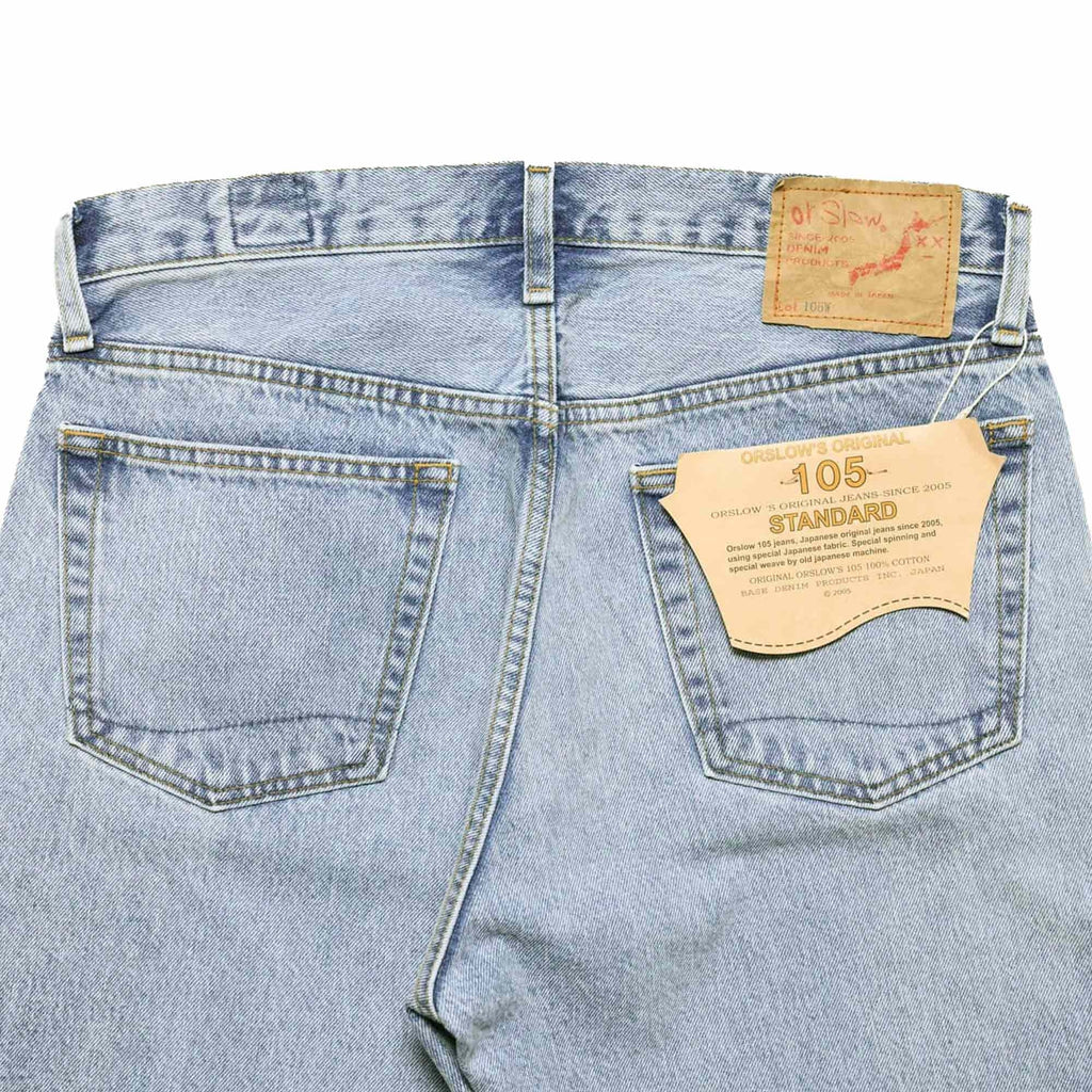 OrSlow 105 Standard Denim Jeans - Sky Blue