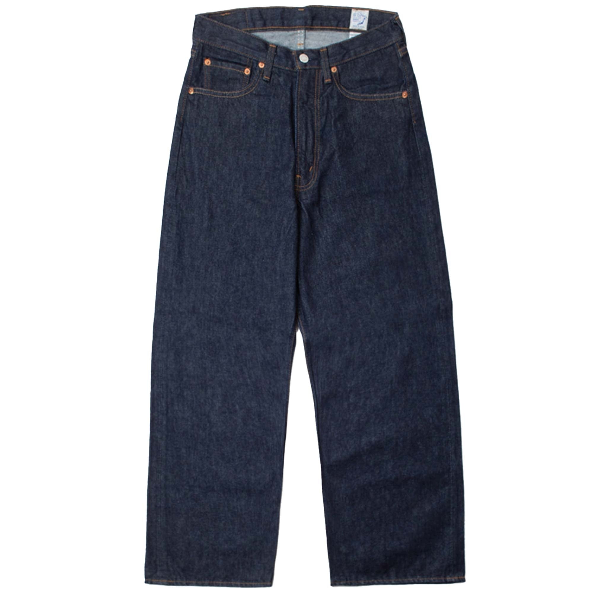OrSlow 100 Super Dad Fit Denim Jeans - One Wash