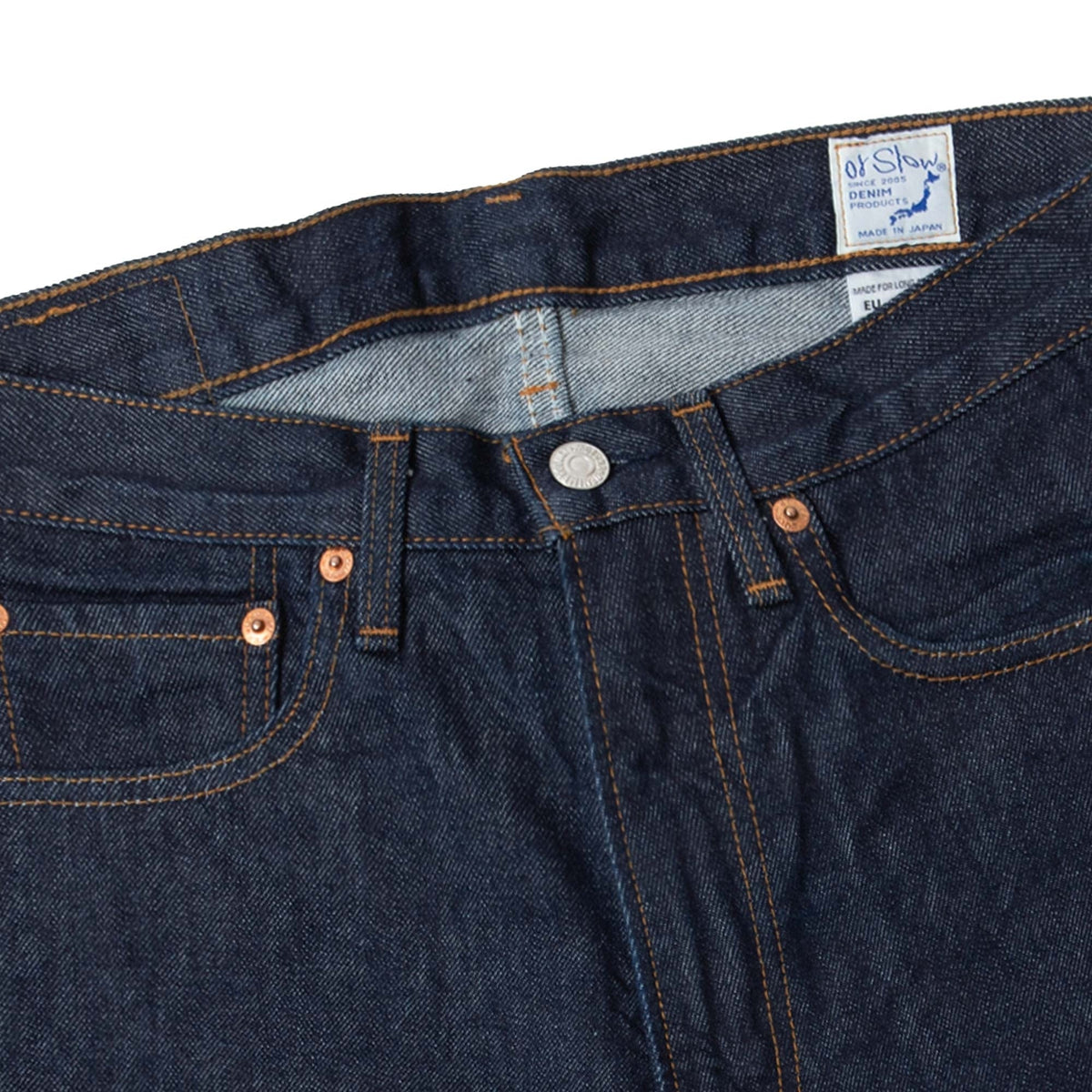 OrSlow 100 Super Dad Fit Denim Jeans - One Wash