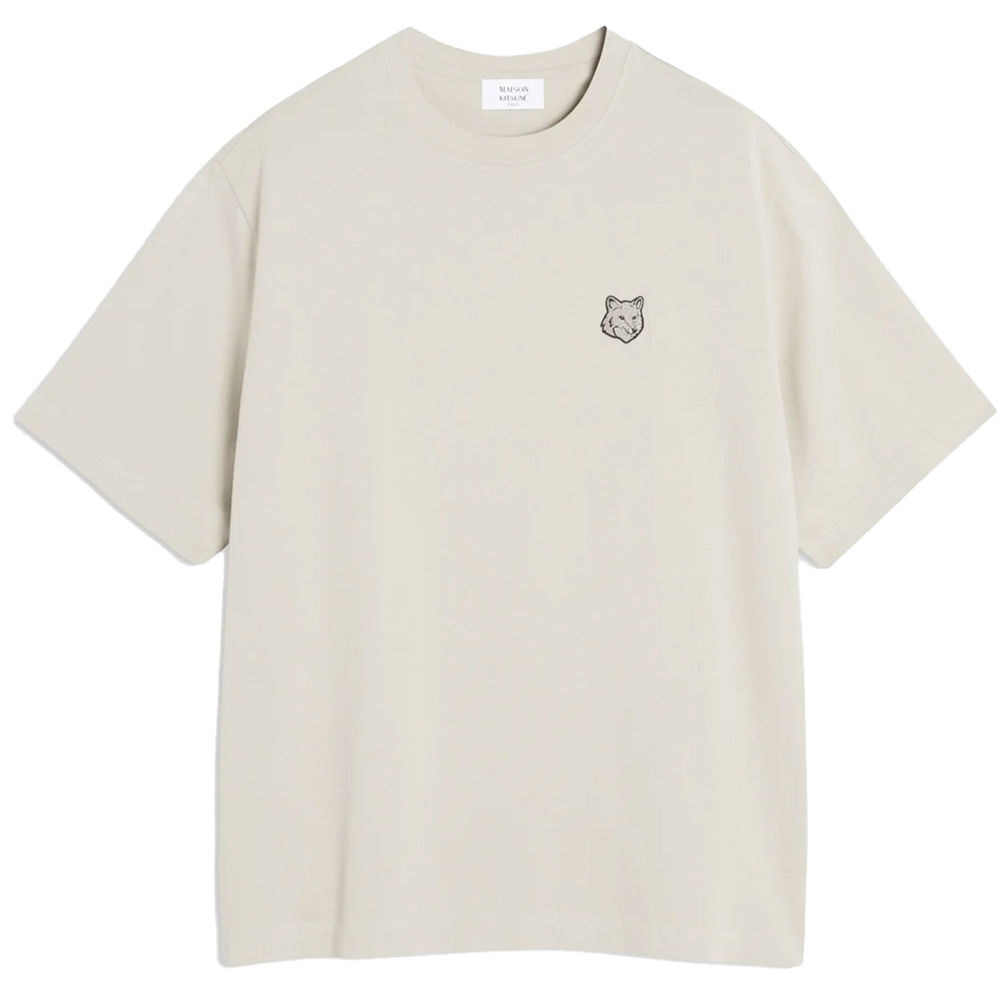 Maison Kitsune Bold Fox Head Oversized T-Shirt - Truffle