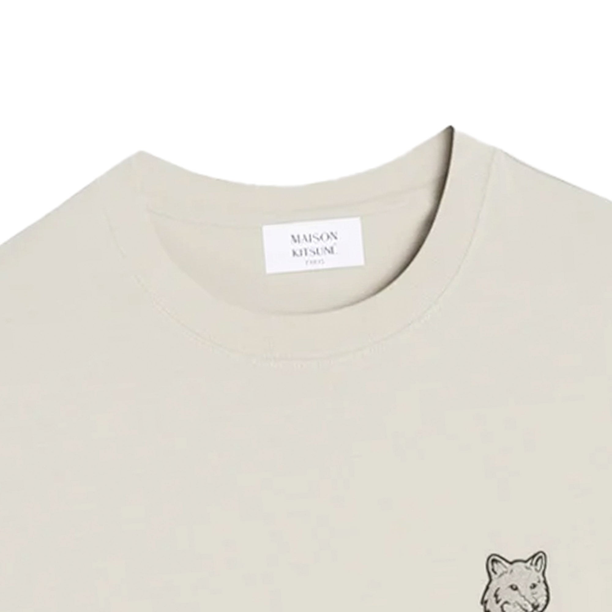 Maison Kitsune Bold Fox Head Oversized T-Shirt - Truffle