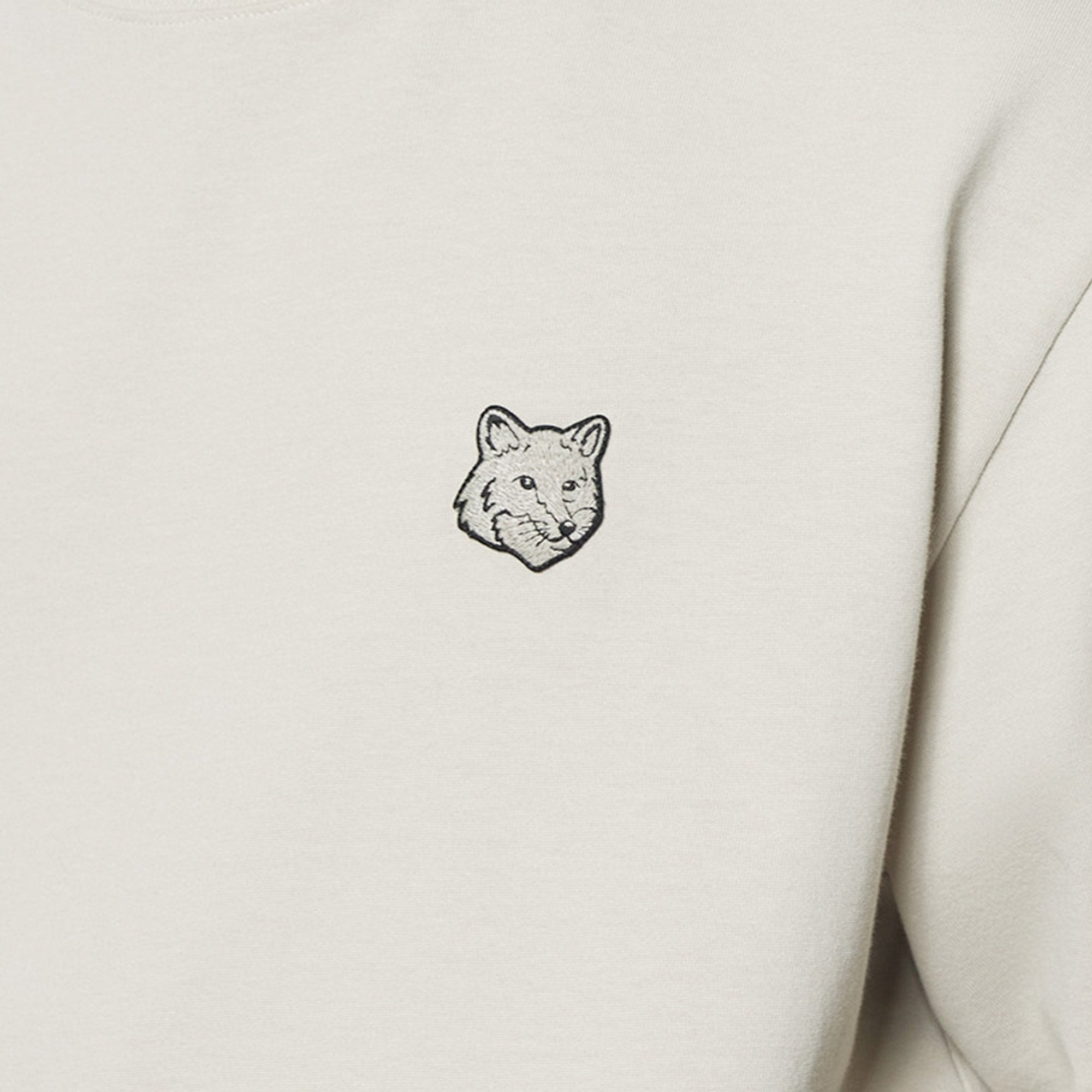Maison Kitsune Bold Fox Head Oversized T-Shirt - Truffle