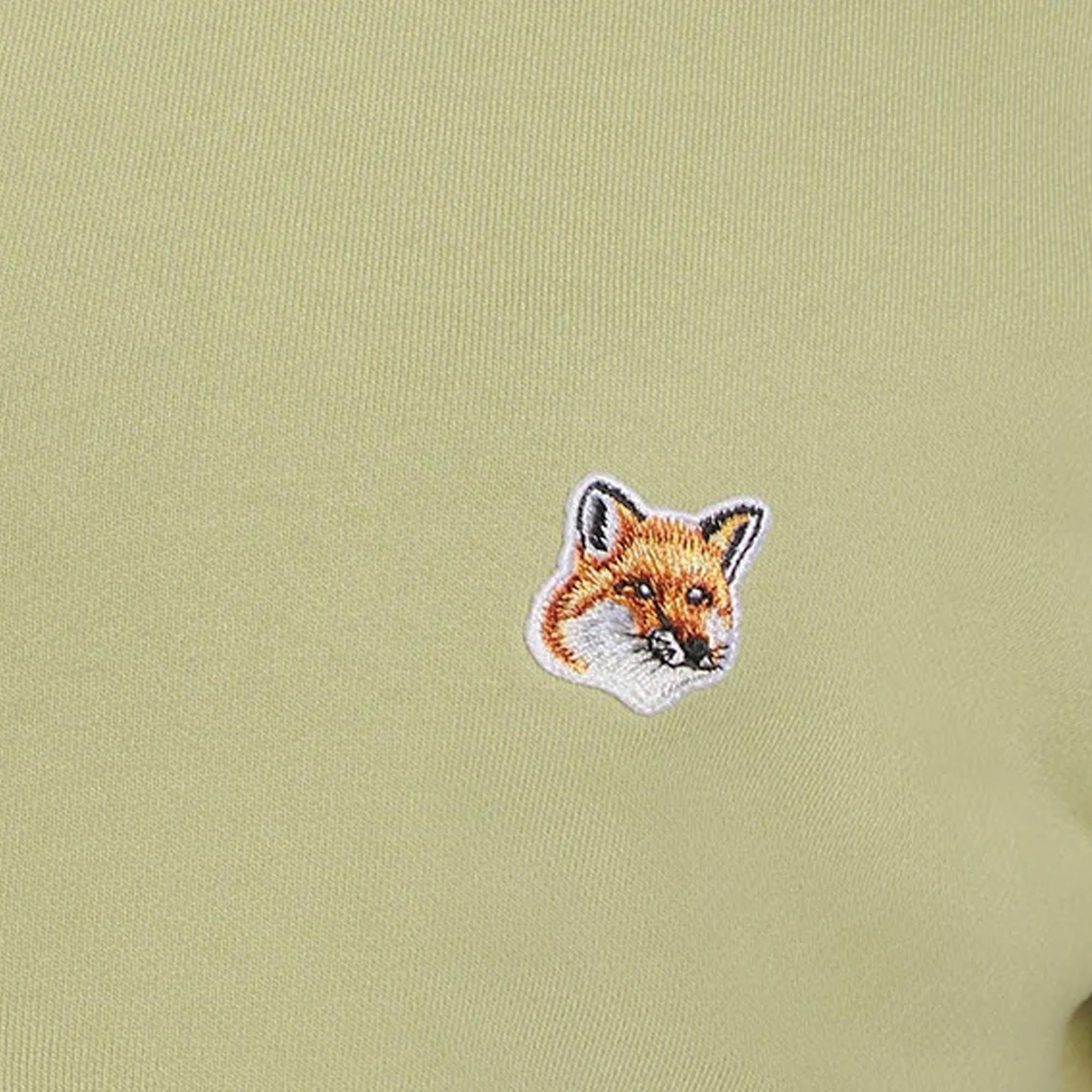 Maison Kitsune Fox Head Full Zip Sweatshirt - Canvas