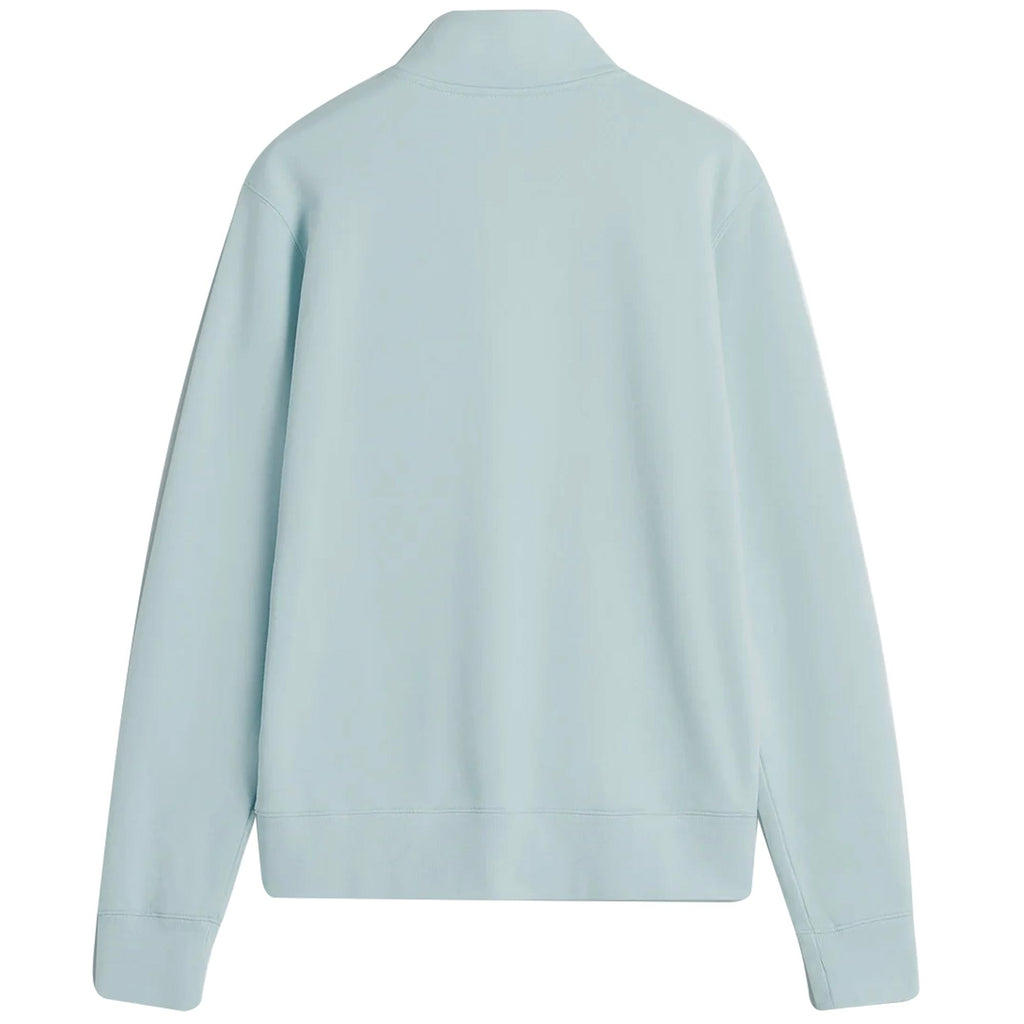 Maison Kitsune Fox Head Full Zip Sweatshirt - Cirrus Blue