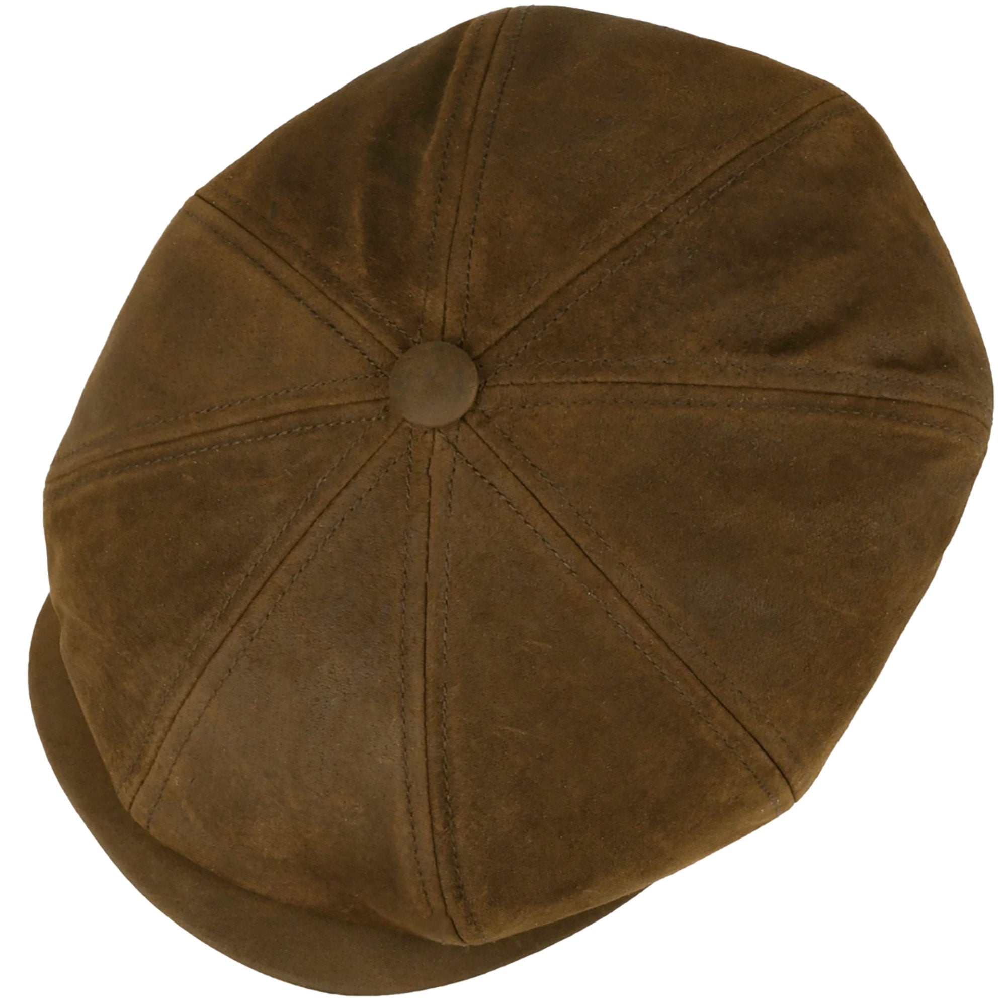 Stetson Hats Hatteras Uni Pigskin Flat Cap - Tan