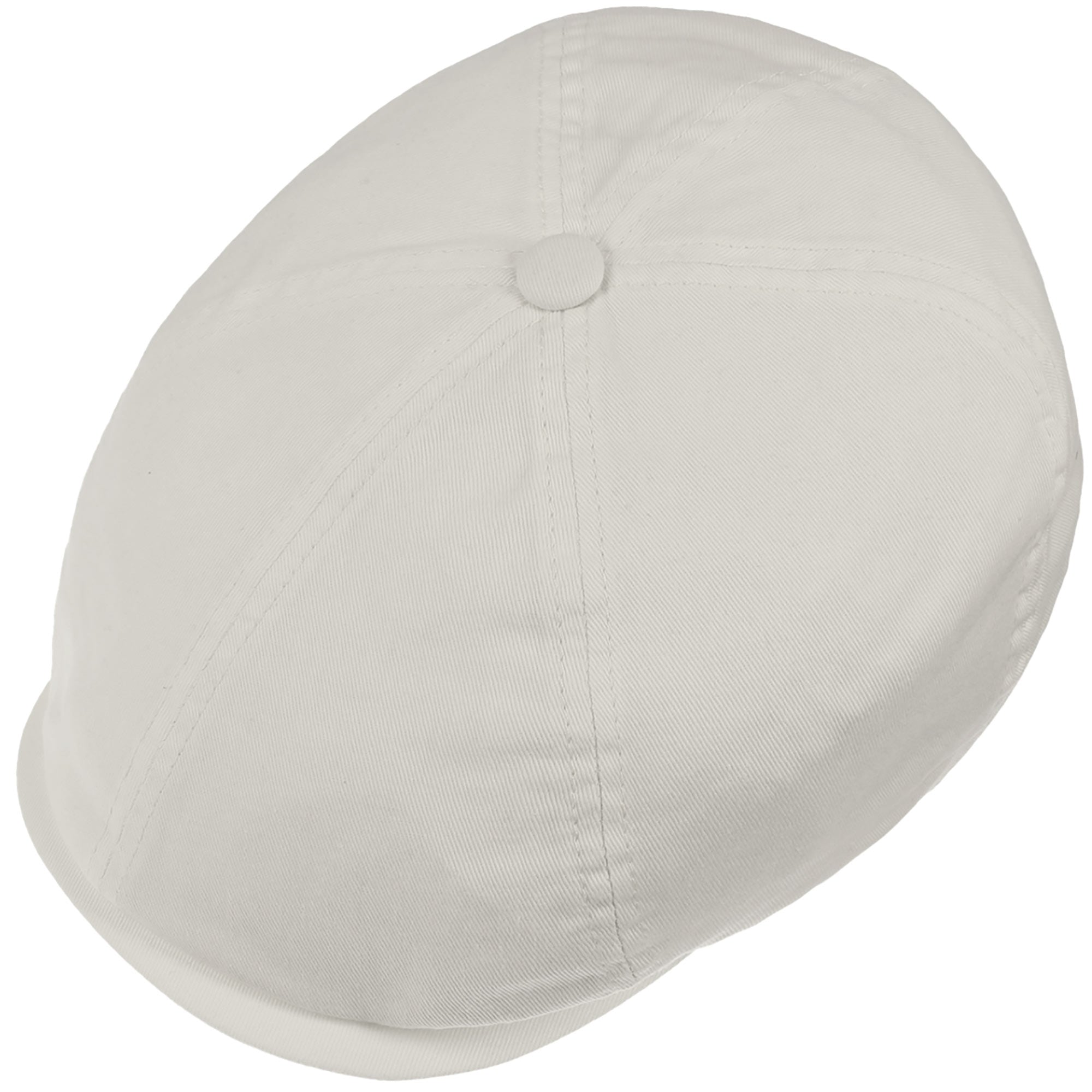 Stetson Hats Cotton Twill Flat Cap - Ecru
