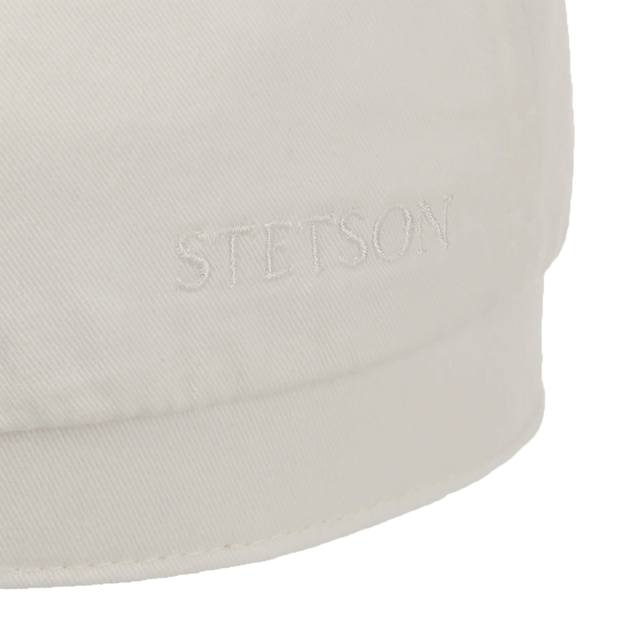 Stetson Hats Cotton Twill Flat Cap - Ecru