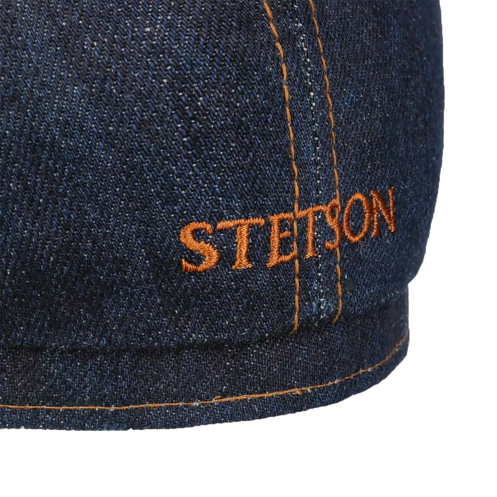 Stetson Hats Hatteras Denim Flat Cap - Denim