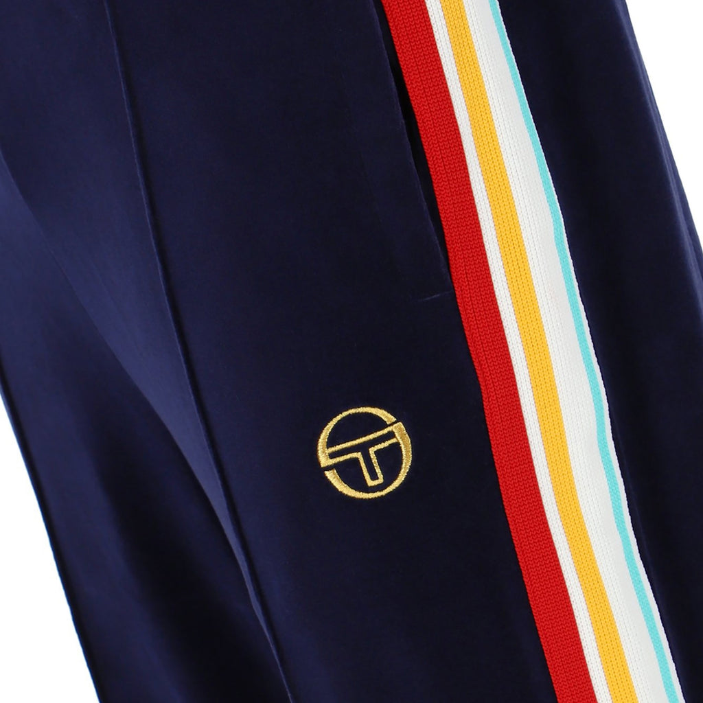Sergio Tacchini Slice Velour Track Pants - Maritime Blue