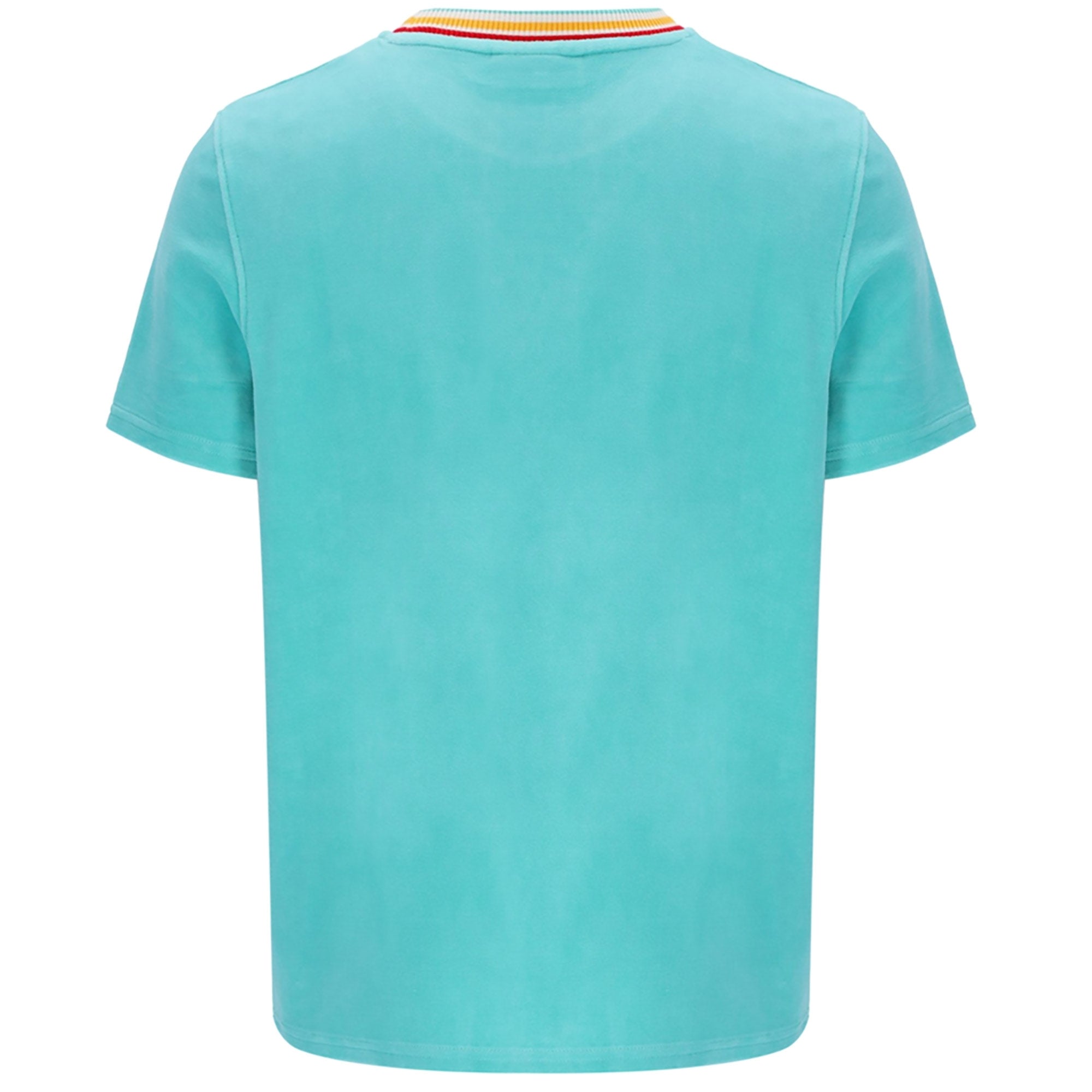 Sergio Tacchini Slice Velour T-Shirt - Pool Blue