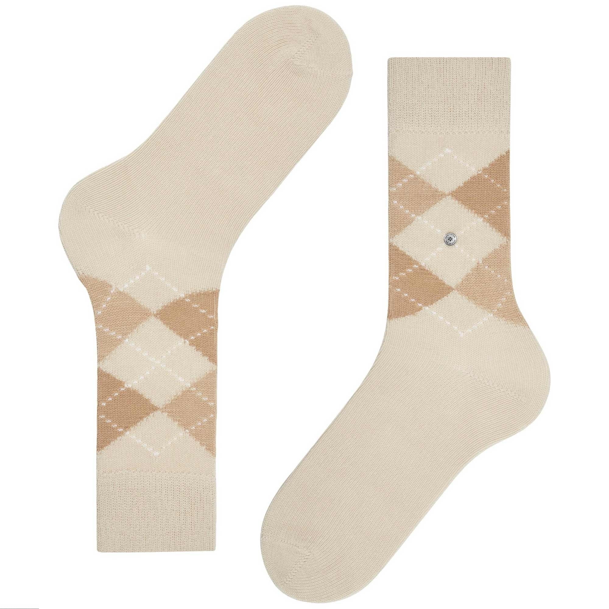 Burlington Socks Preston Men Socks - Ecru