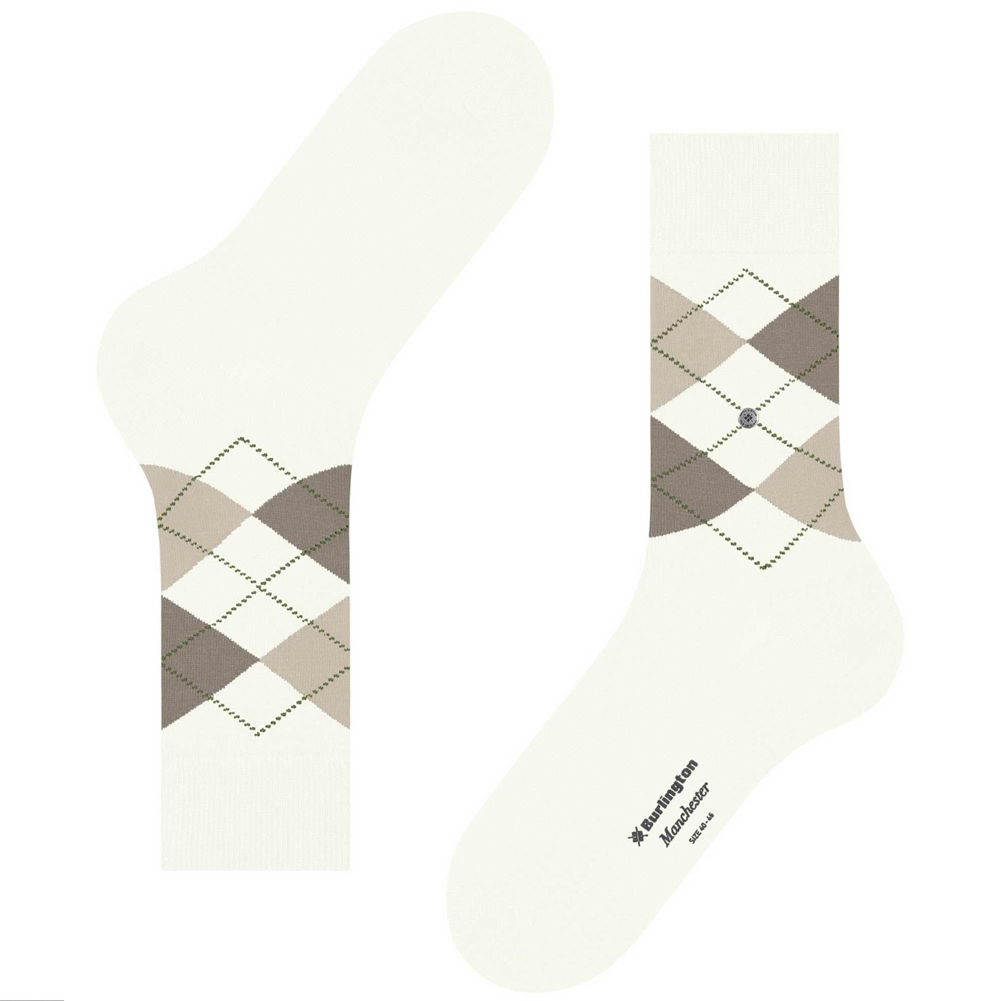 Burlington Socks Manchester Socks - Ecru