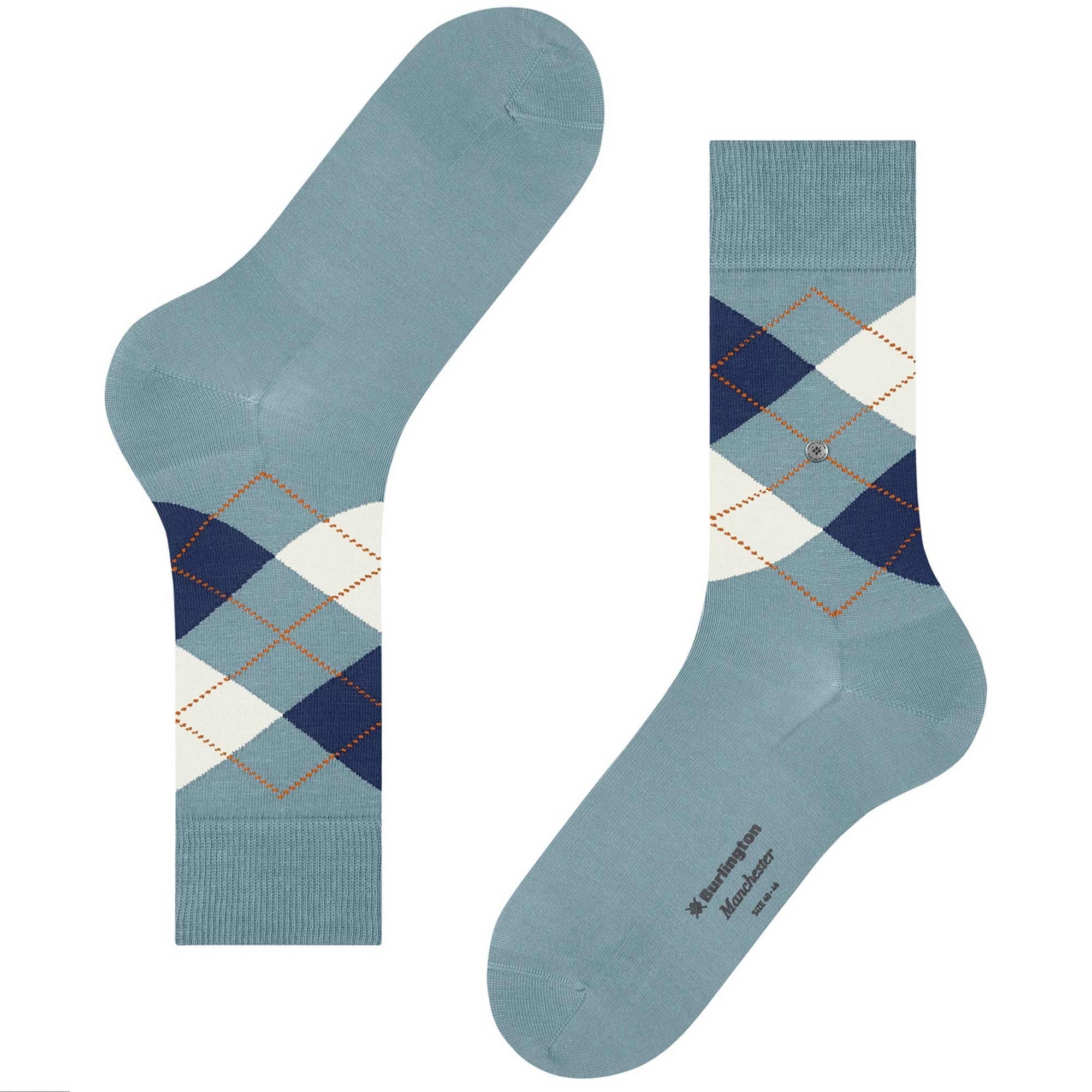 Manchester Socks - Aqua