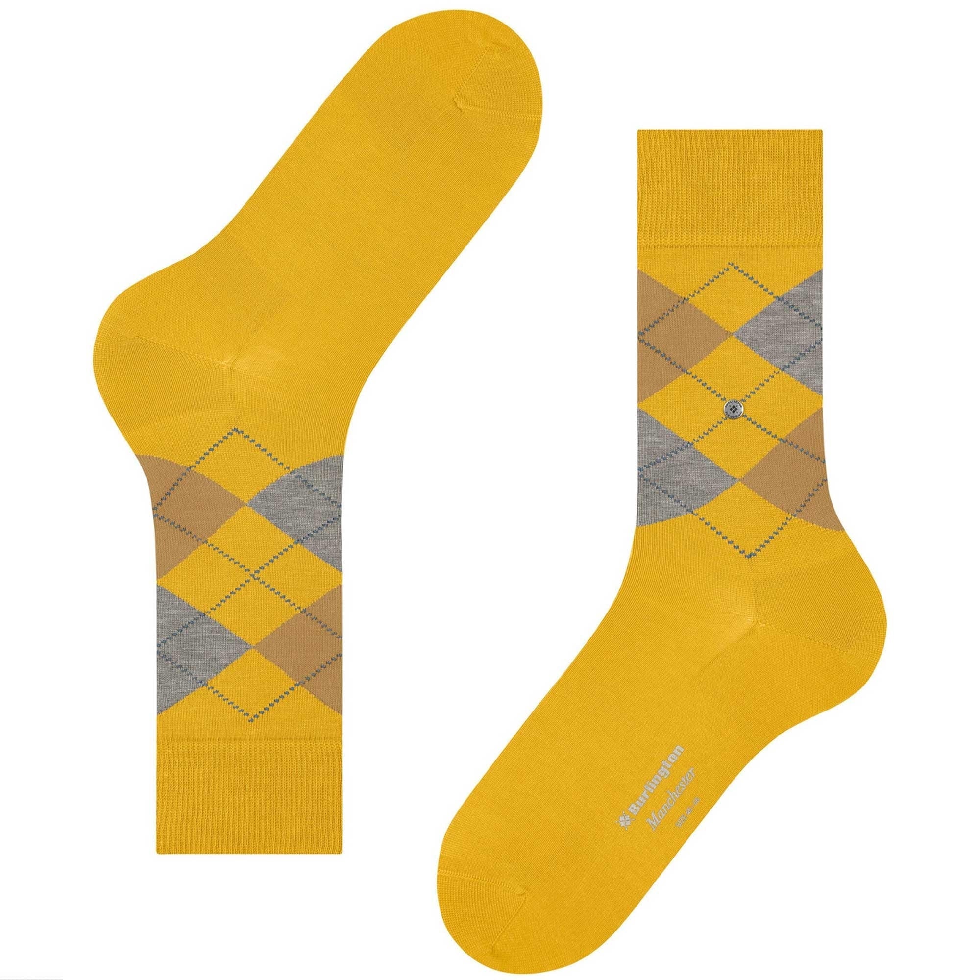 Burlington Socks Manchester Socks - Yellow