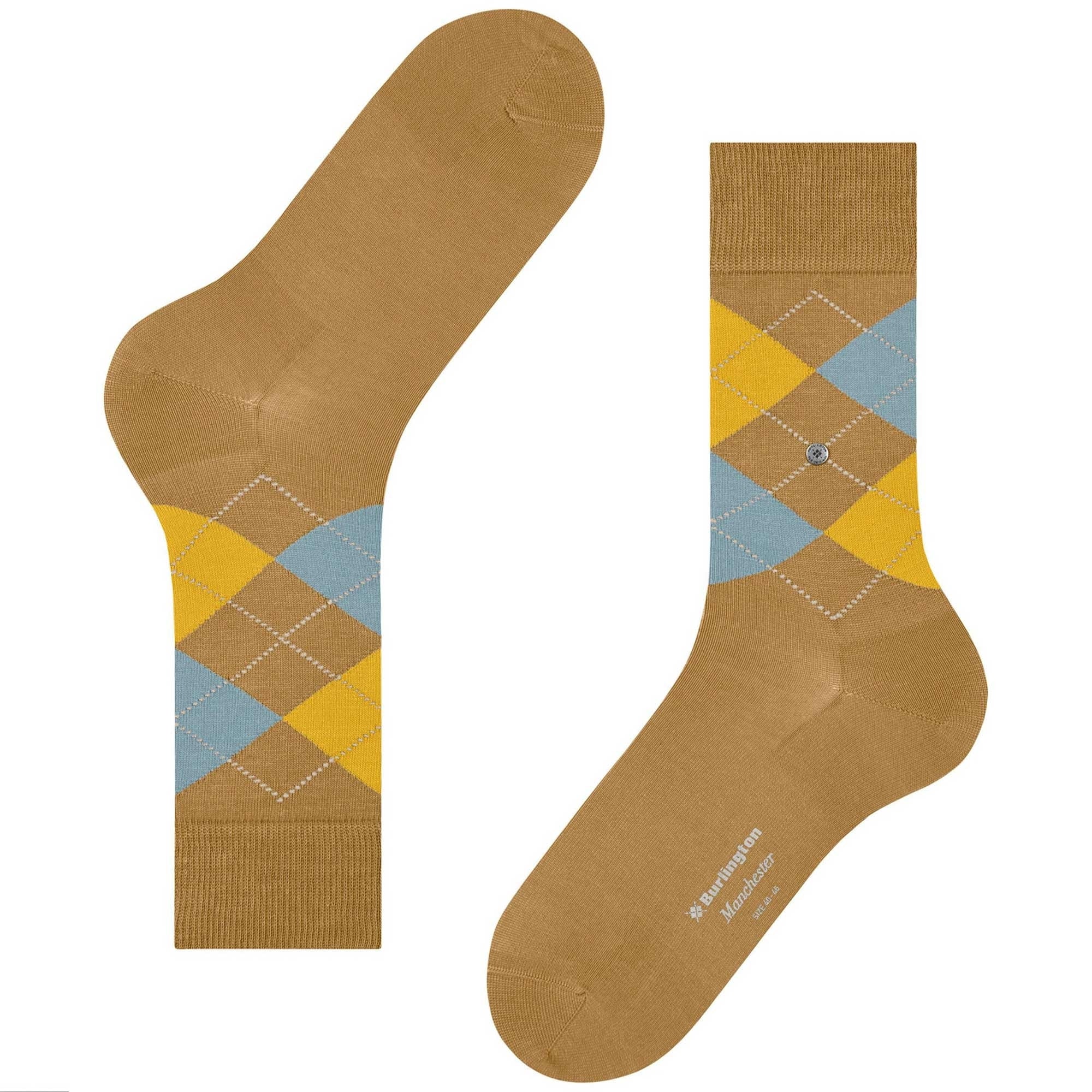 Burlington Socks Manchester Socks - Ochre