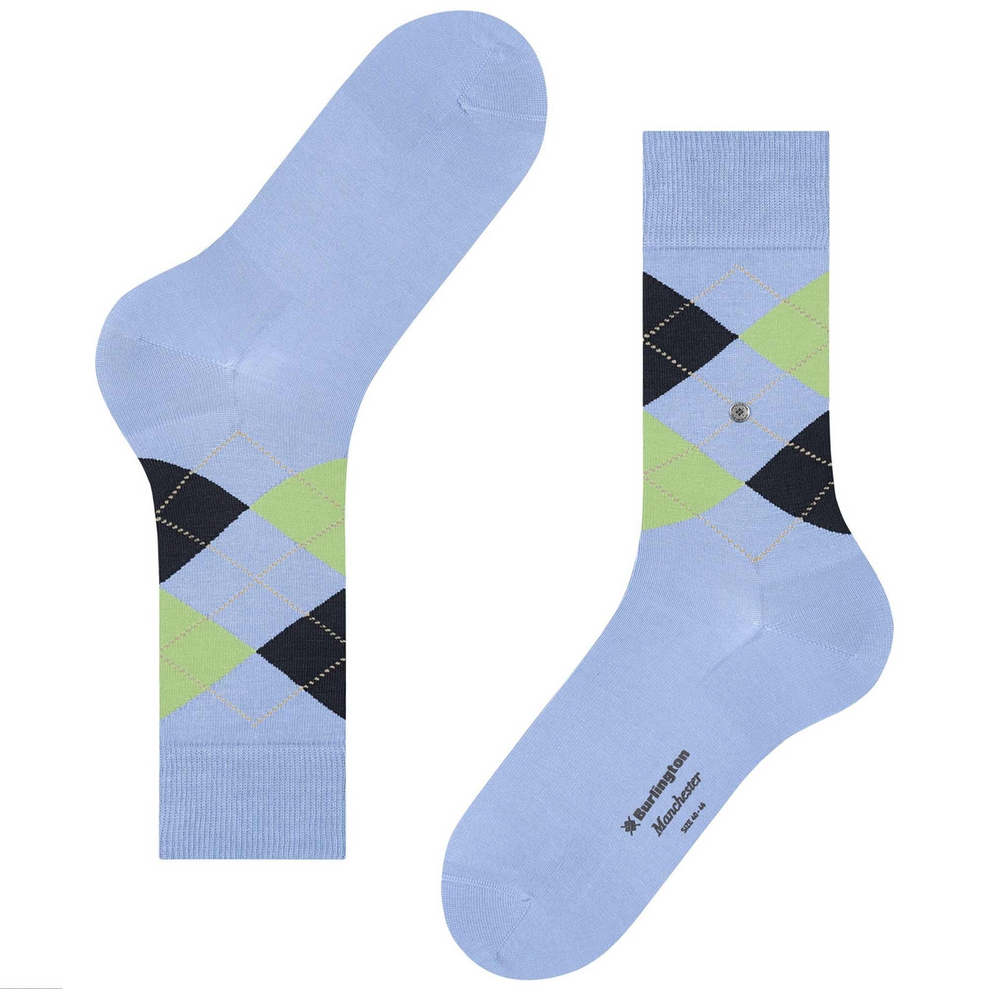 Manchester Socks - Sky Blue