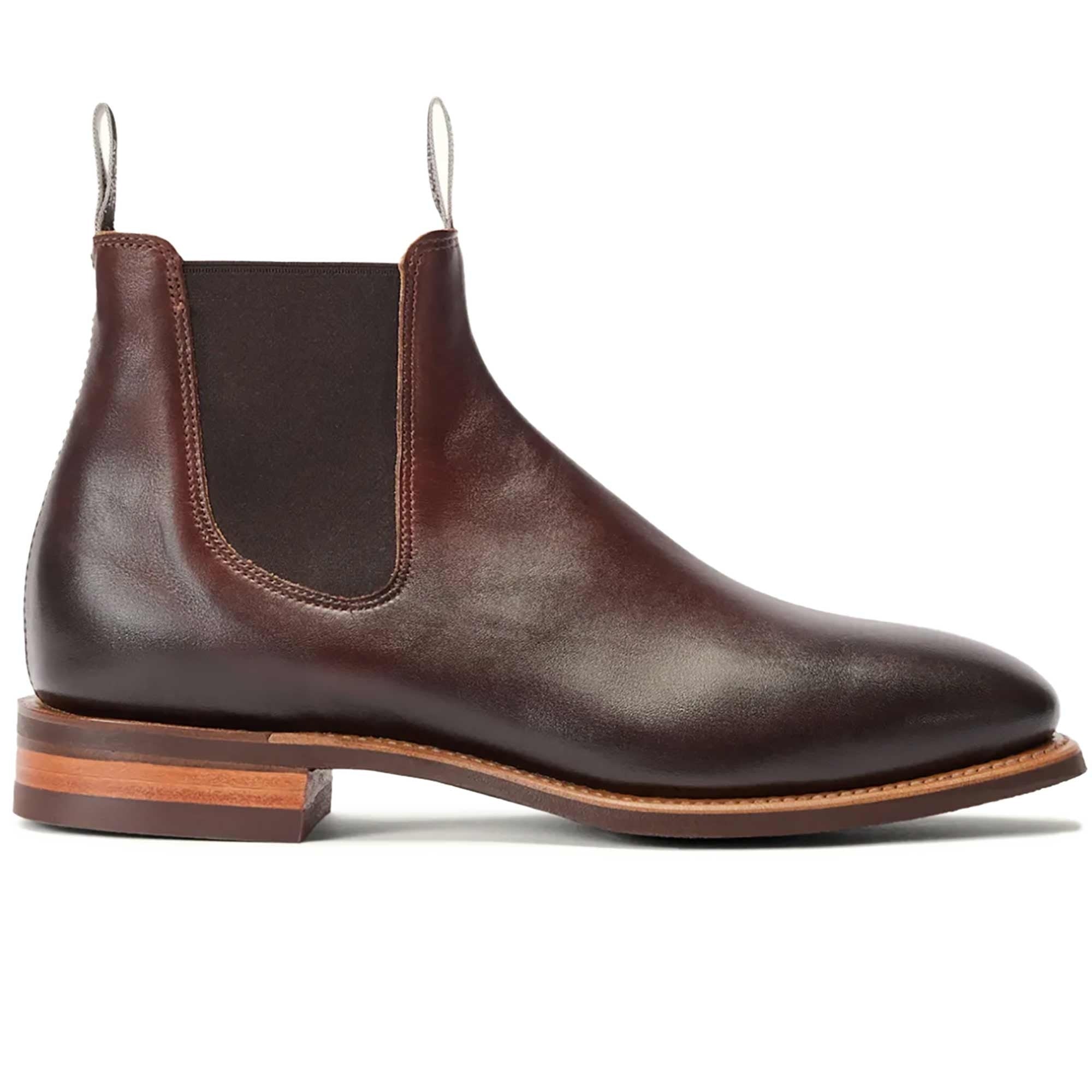 Burnished Comfort Craftsman Boot - Bordeaux