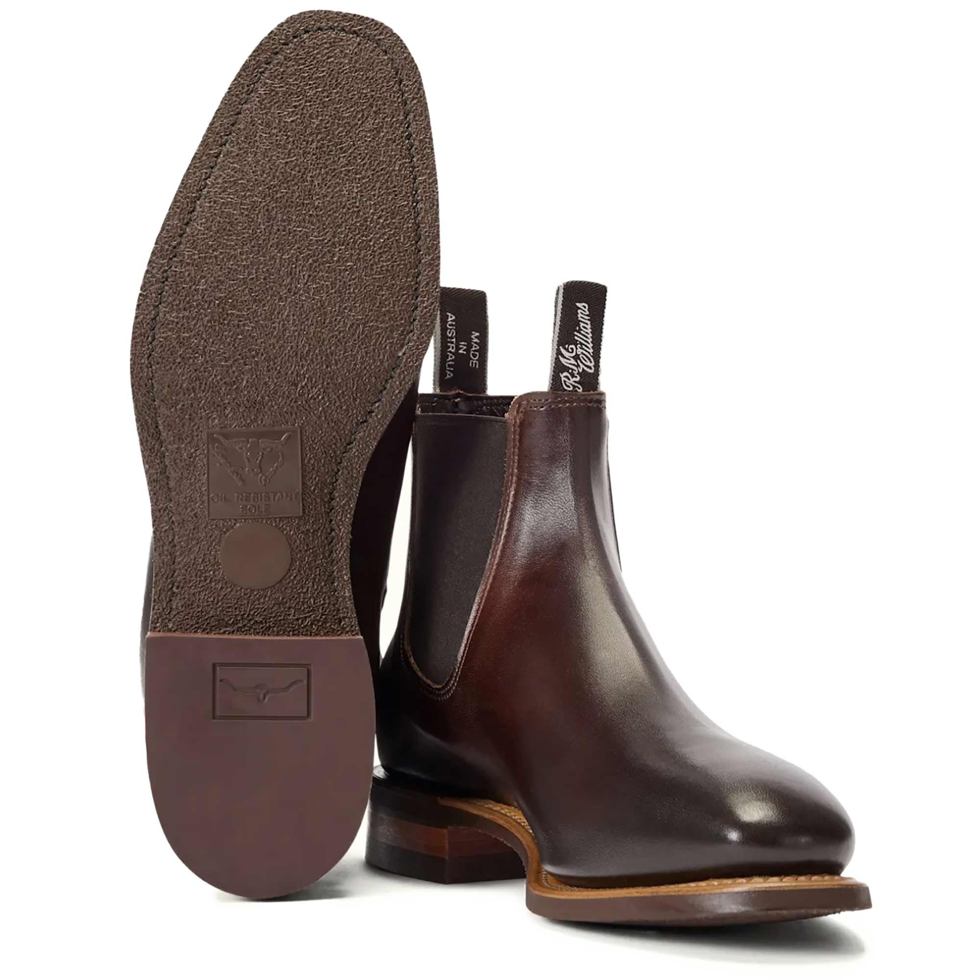 Burnished Comfort Craftsman Boot - Bordeaux