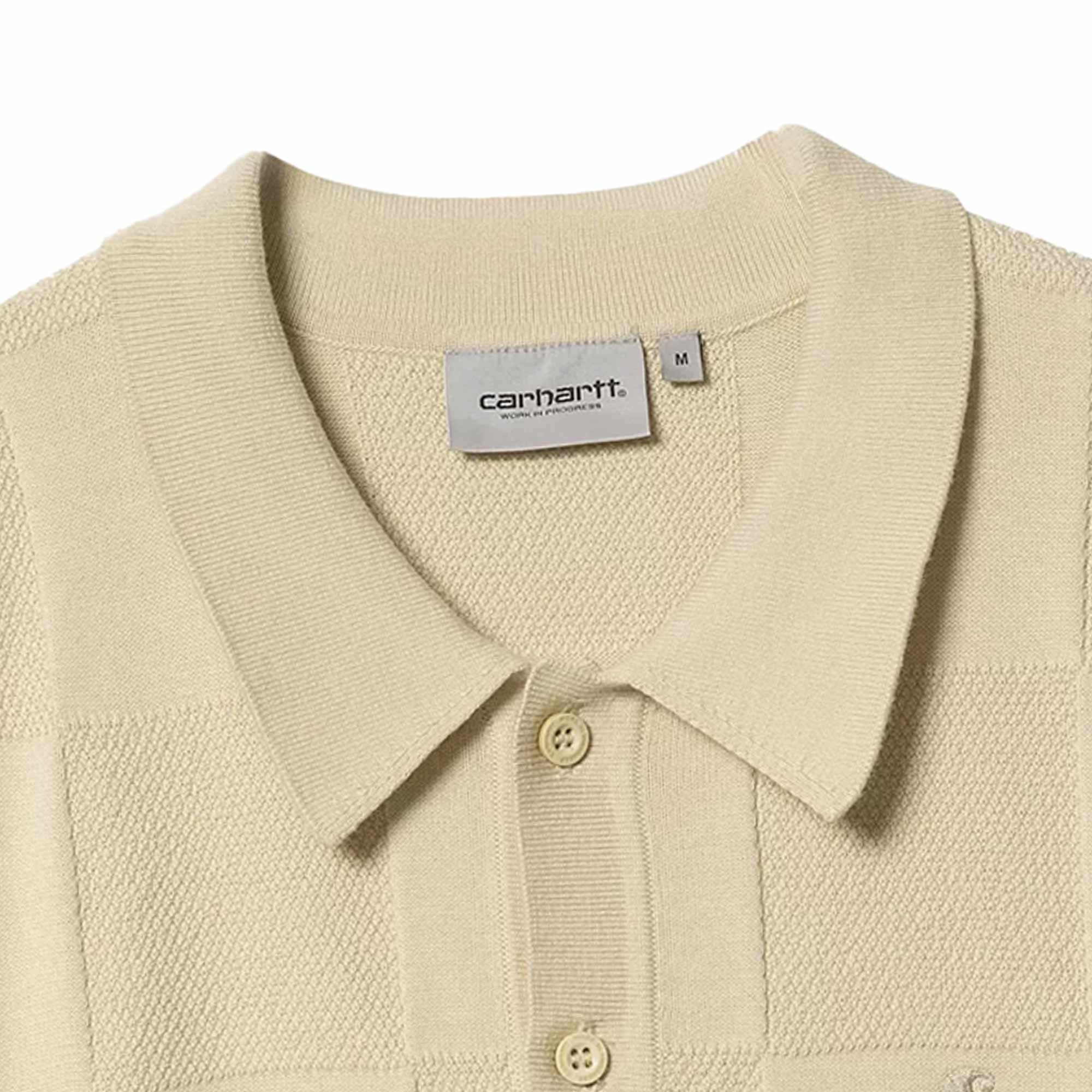 Knitted Checker Polo - Fleur De Sel