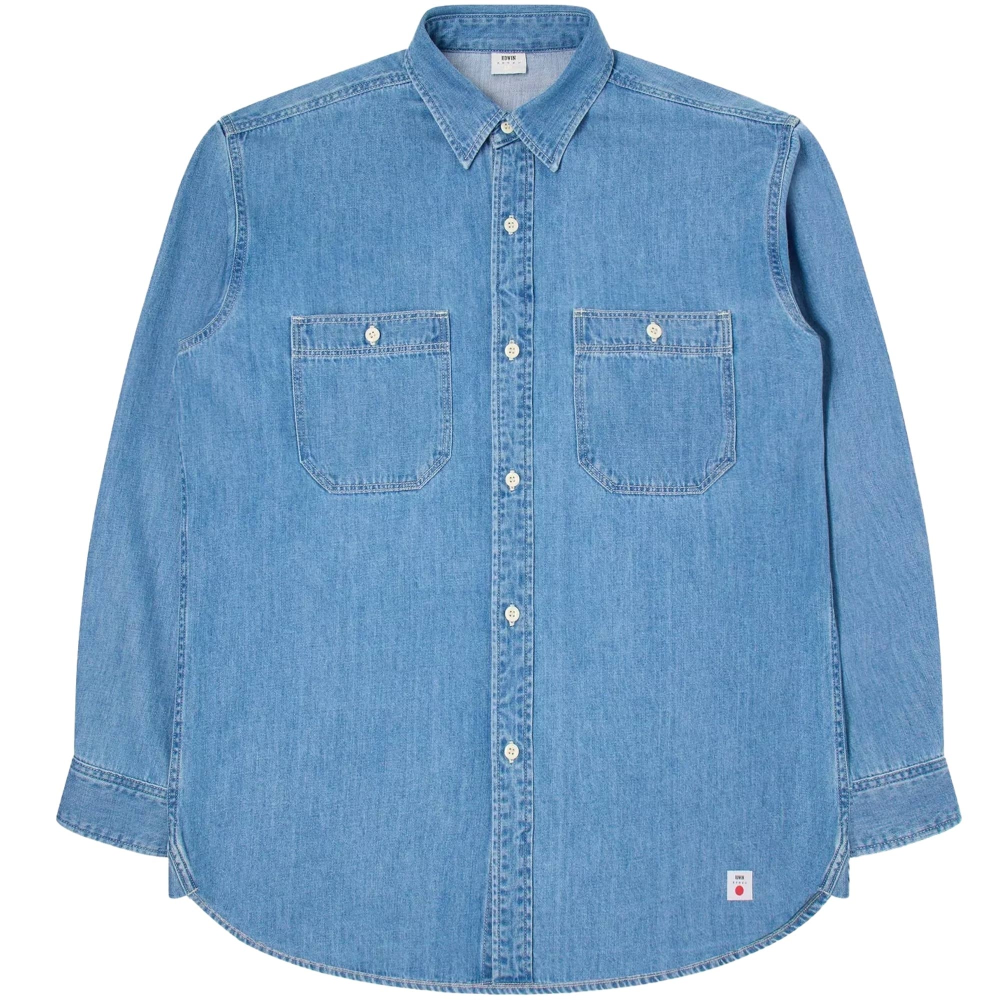 Denim Work Shirt - Blue