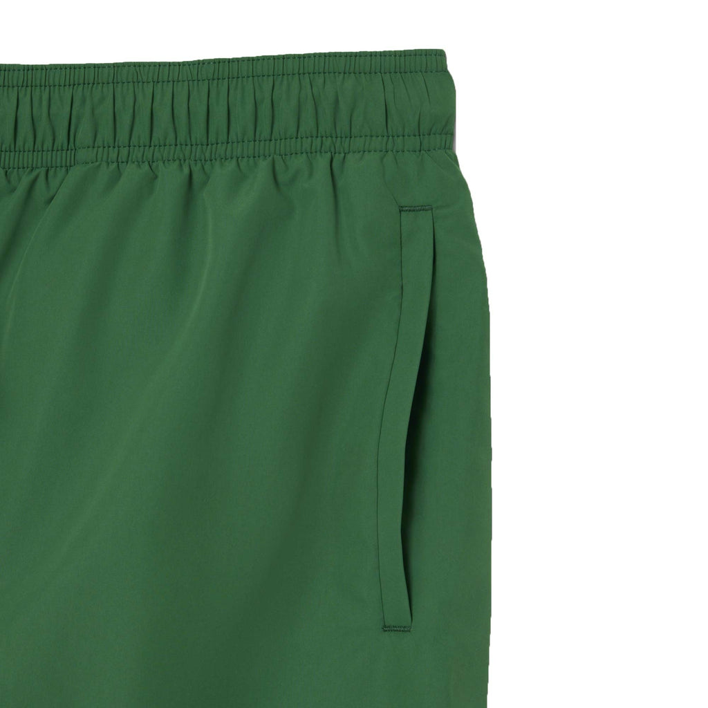 Lacoste Mid Length Monochrome Swim Trunks - Green