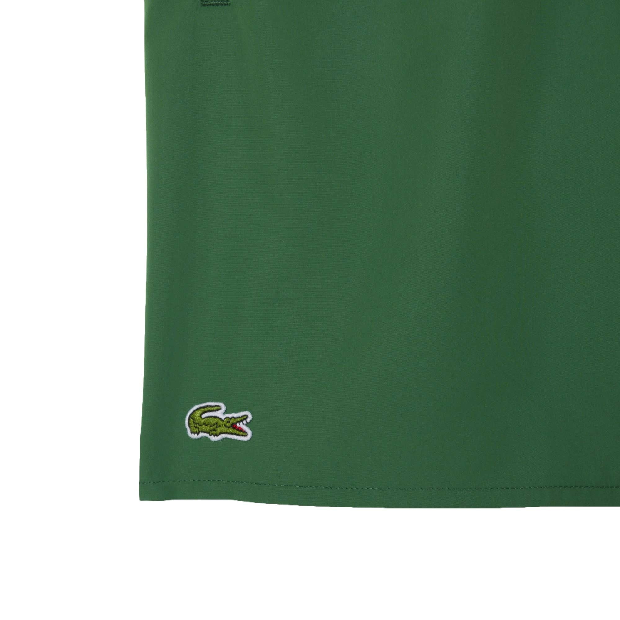 Lacoste Mid Length Monochrome Swim Trunks - Green