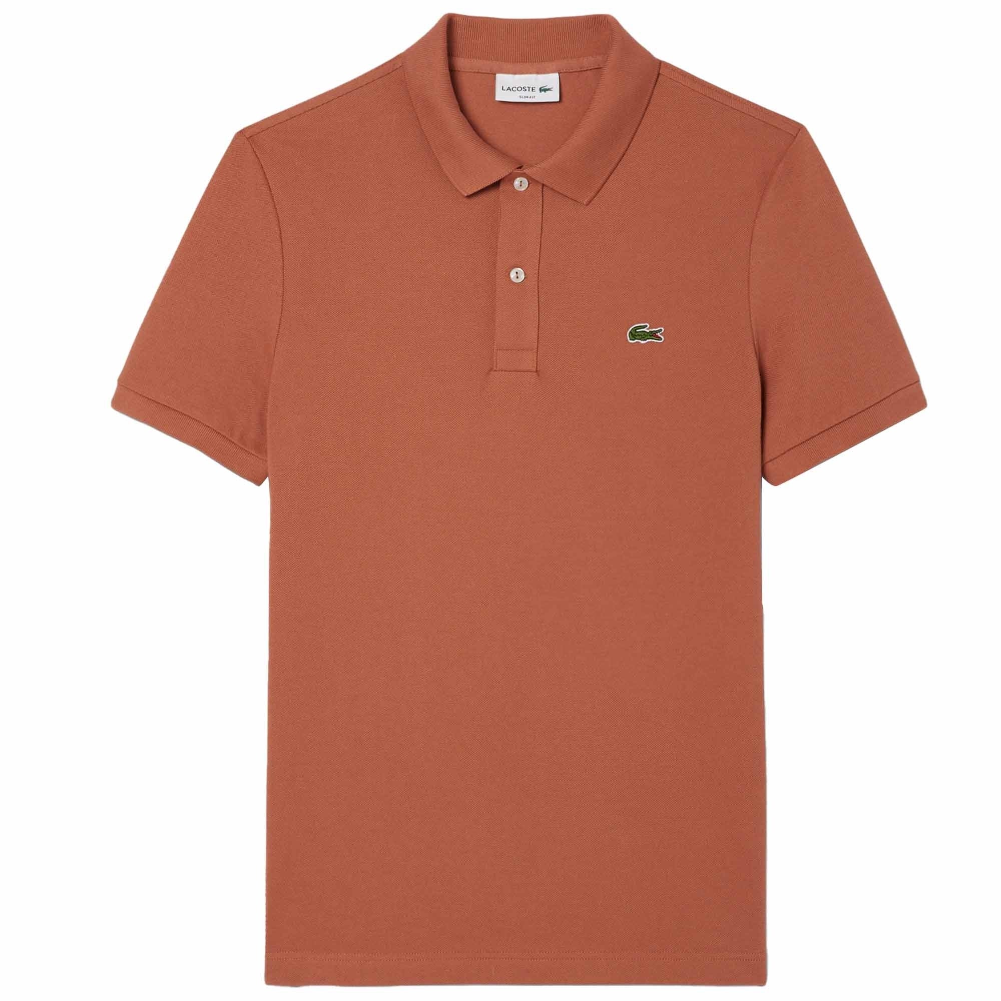 Lacoste Classic Pique Polo Shirt - Terracotta Brown